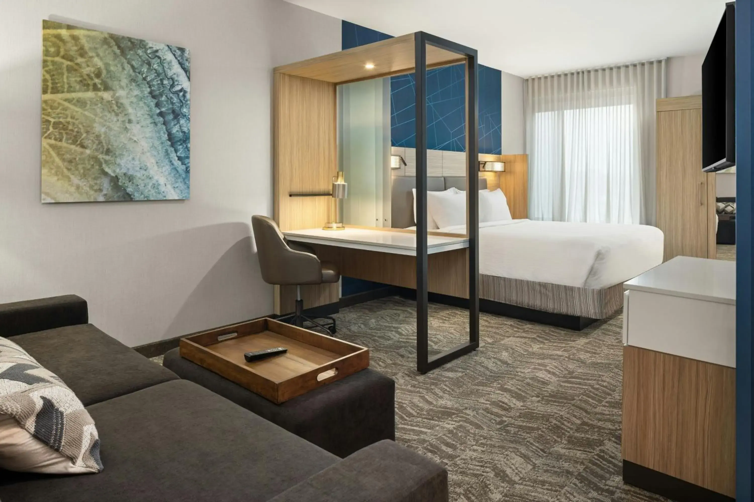 King Suite with Sofa Bed - Hearing Accessible in SpringHill Suites by Marriott Eau Claire King Suite with Sofa Bed - Hearing Accessible in SpringHill Suites by Marriott Eau Claire