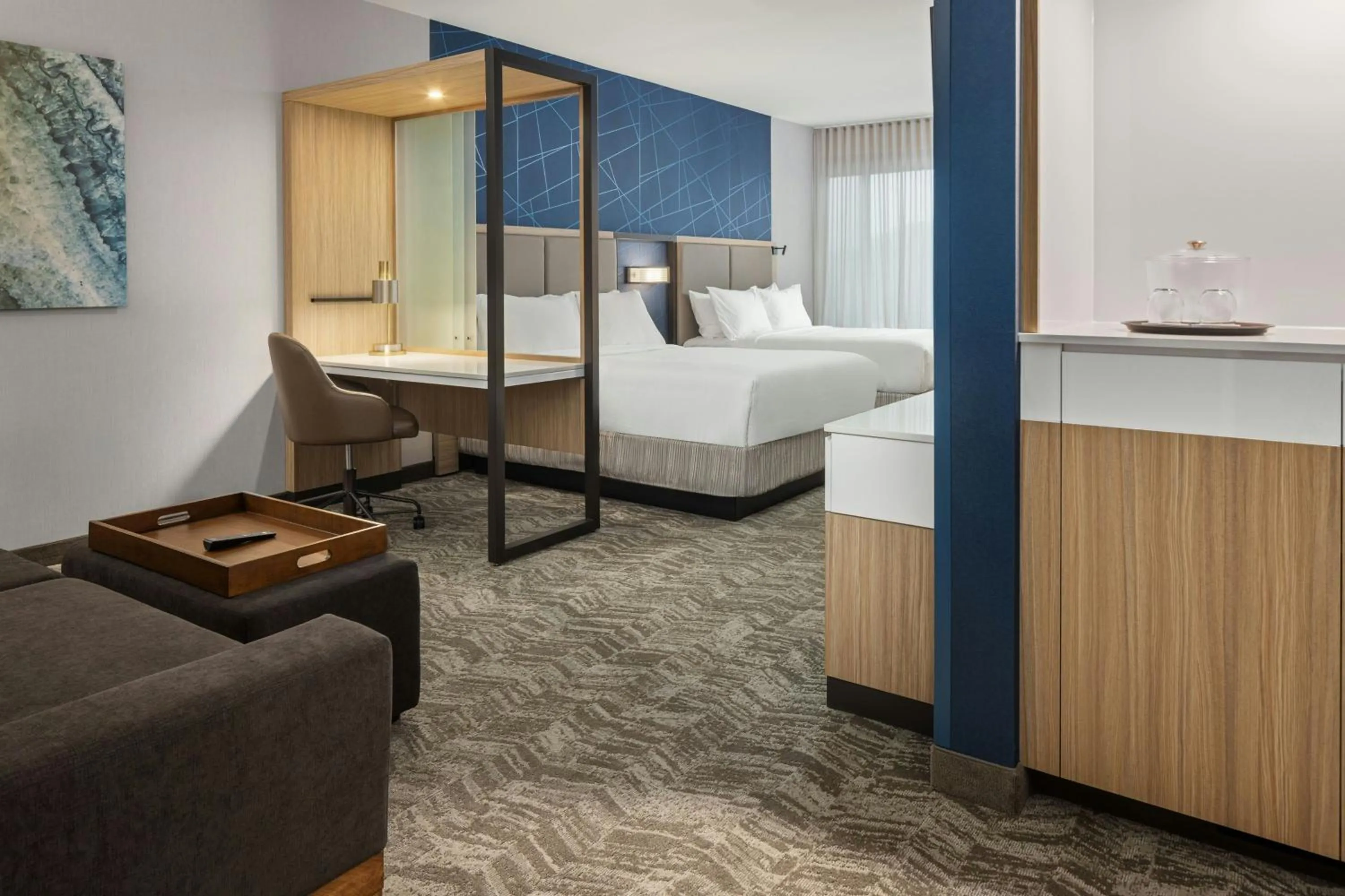Photo of the whole room, Bed in SpringHill Suites by Marriott Eau Claire