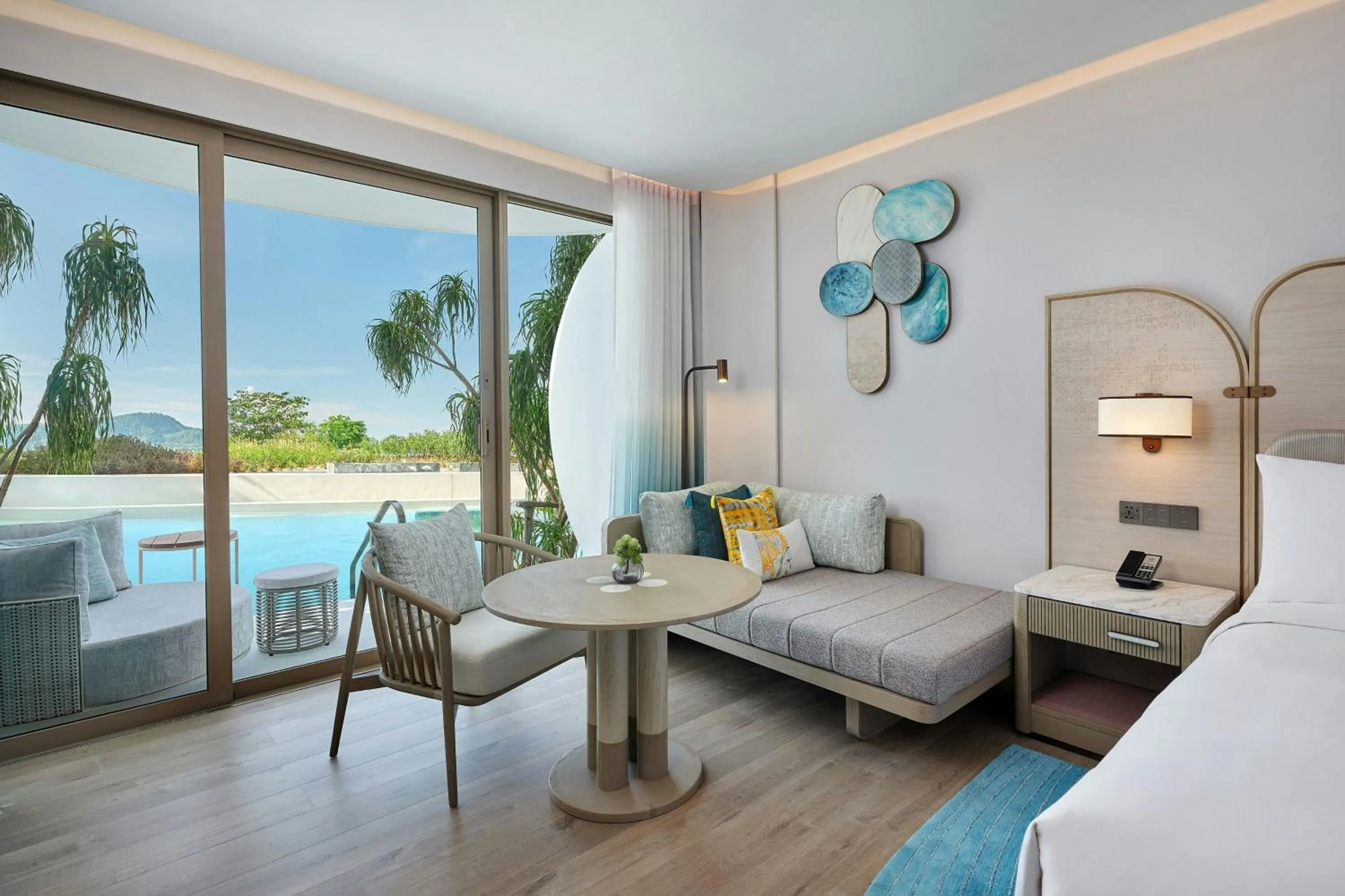 Swimming pool, Bed in Veranda Resort Phuket, Autograph Collection