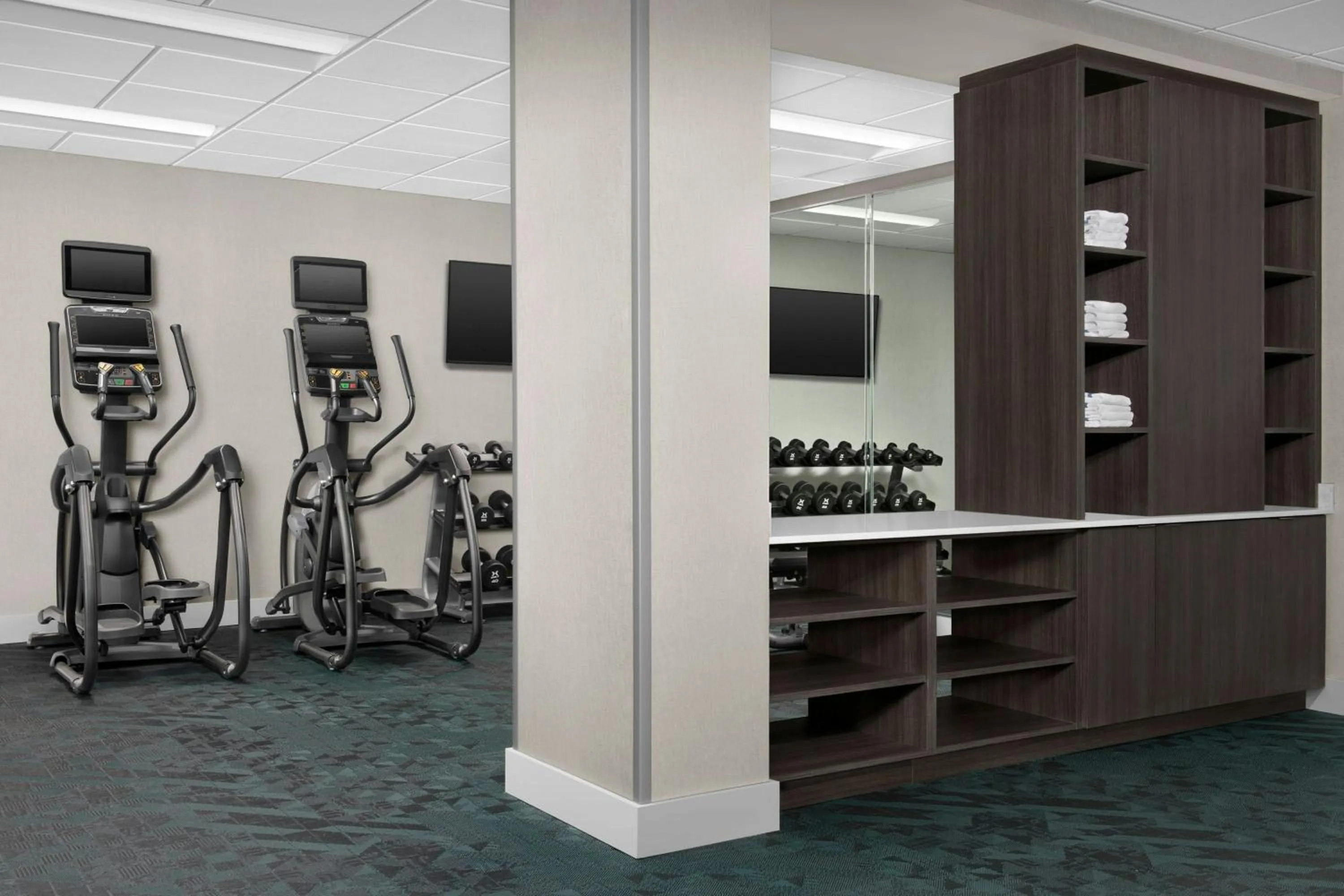Fitness centre/facilities in TownePlace Suites By Marriott Lake City