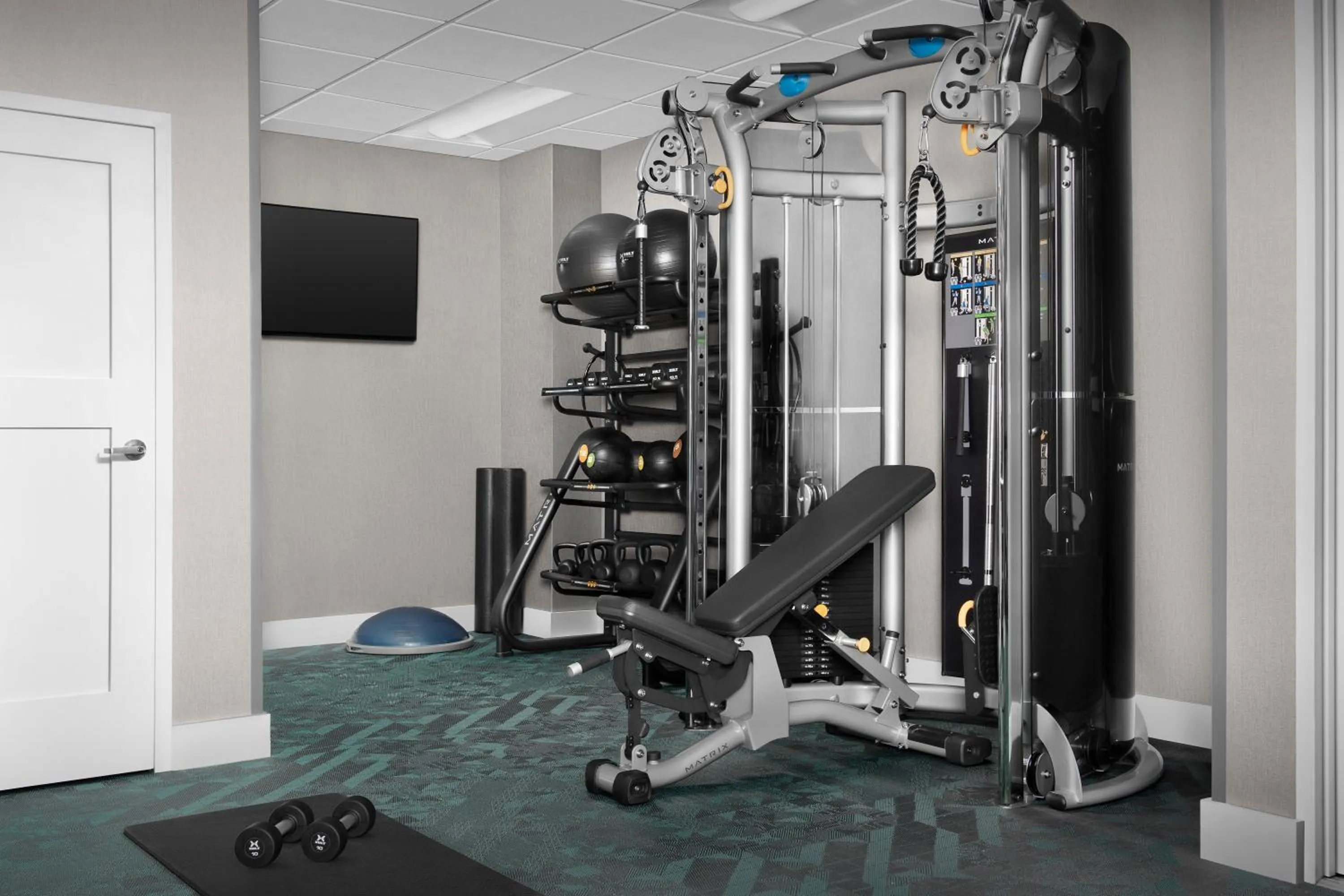 Fitness centre/facilities in TownePlace Suites By Marriott Lake City