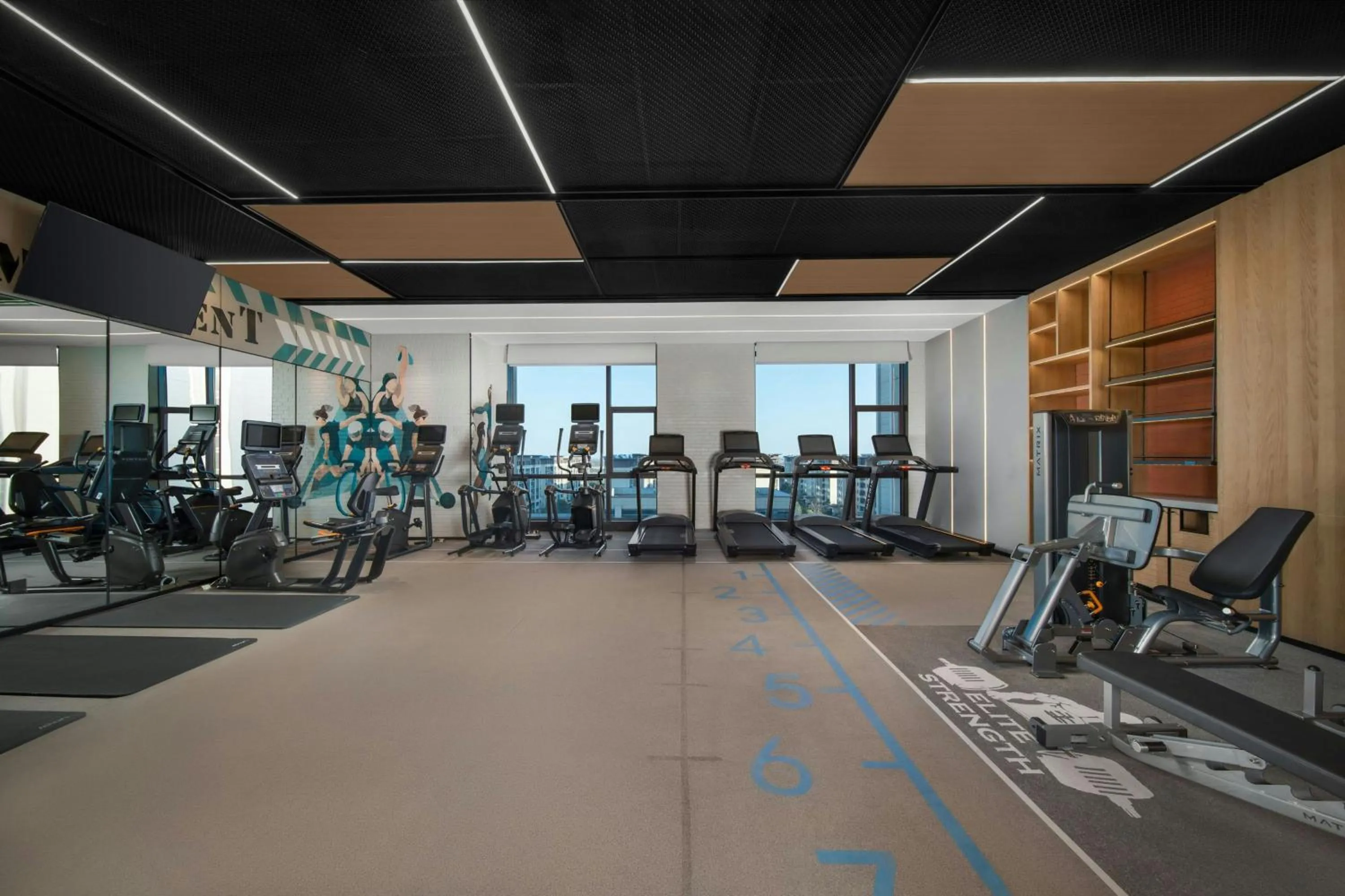 Fitness centre/facilities in Four Points by Sheraton Yancheng, Jianhu