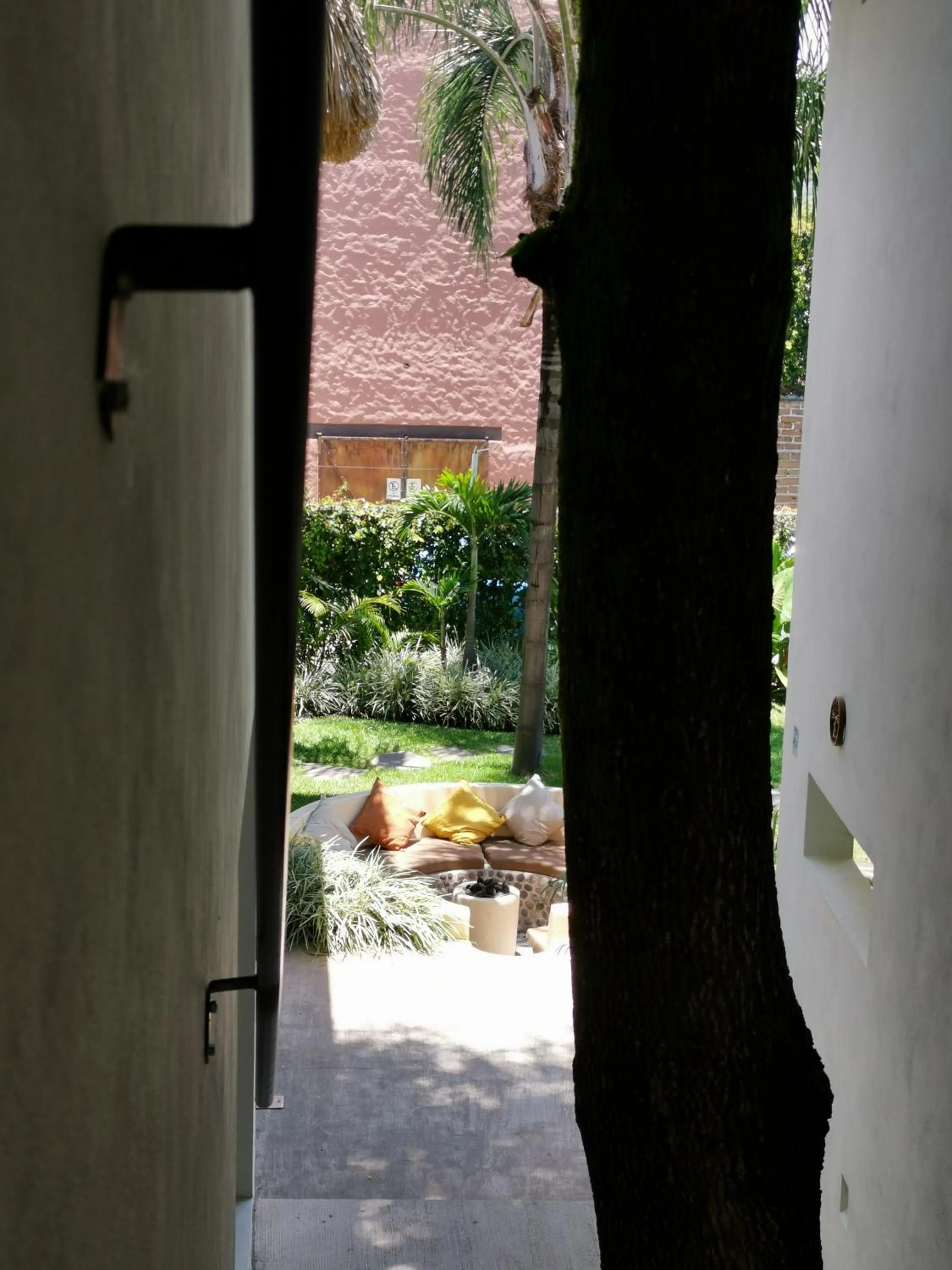 Garden view in Mocca Hotels