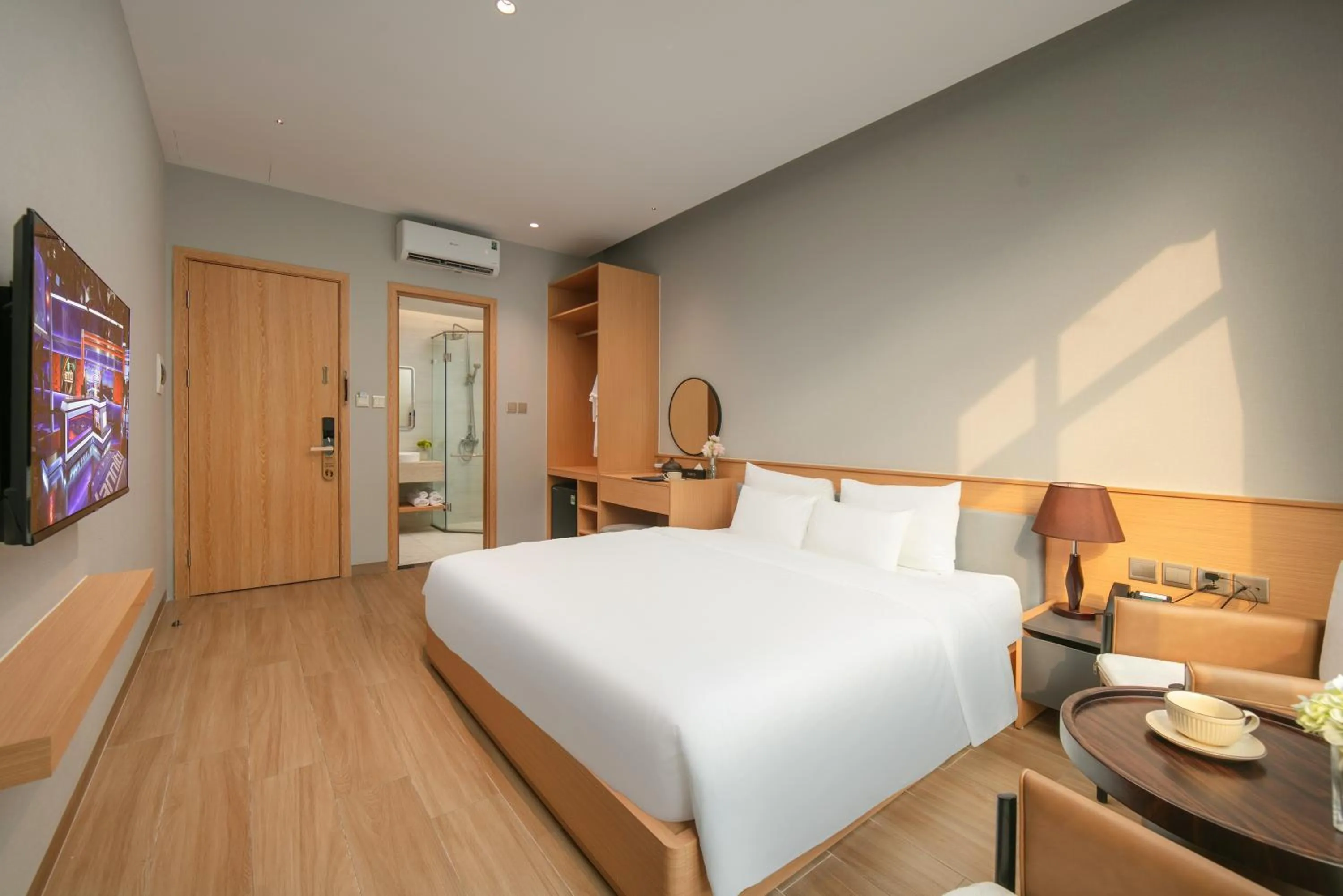 TV and multimedia, Bed in PCA HOTEL 1 - Vinhomes Ocean Park