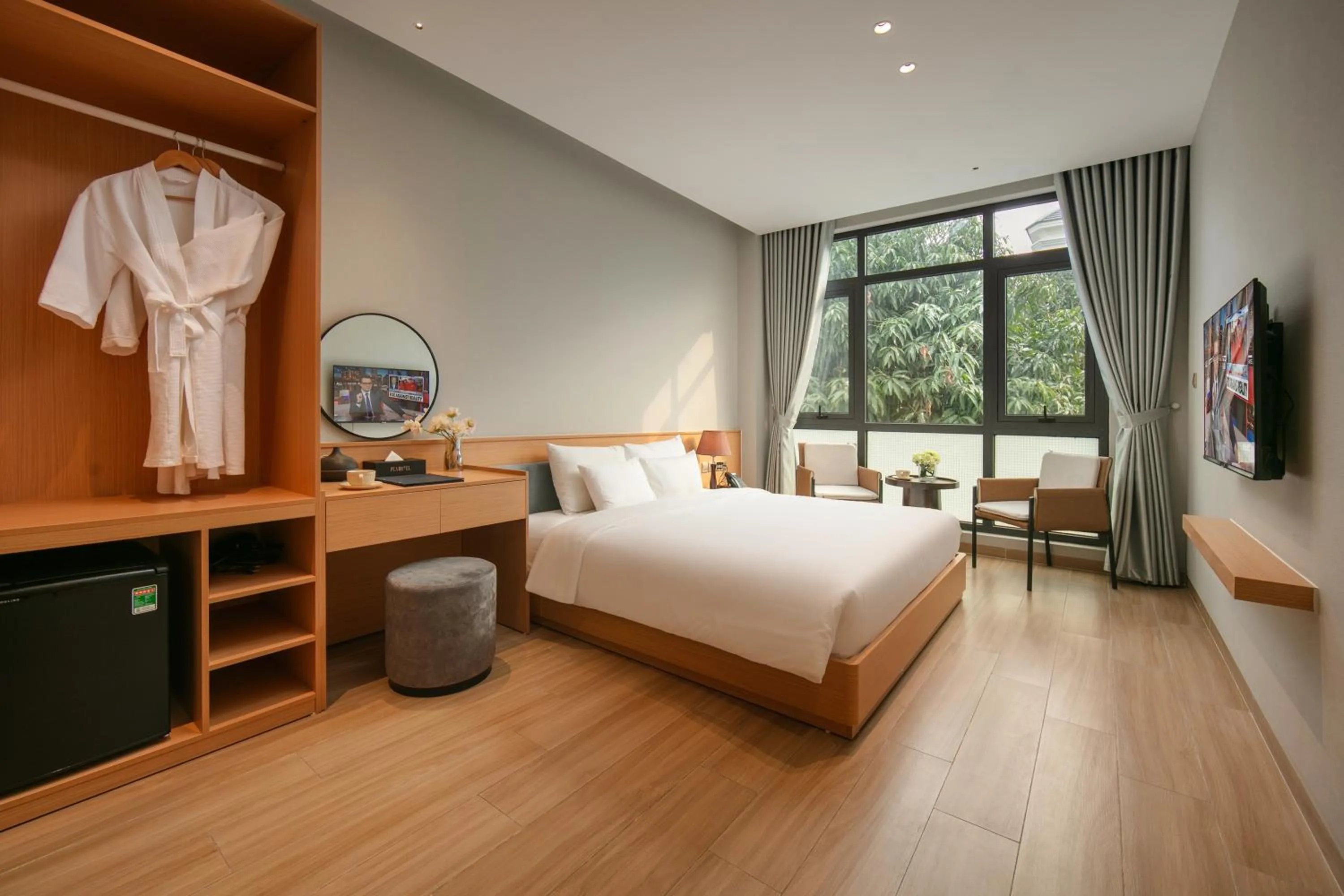 Bedroom, Bed in PCA HOTEL 1 - Vinhomes Ocean Park