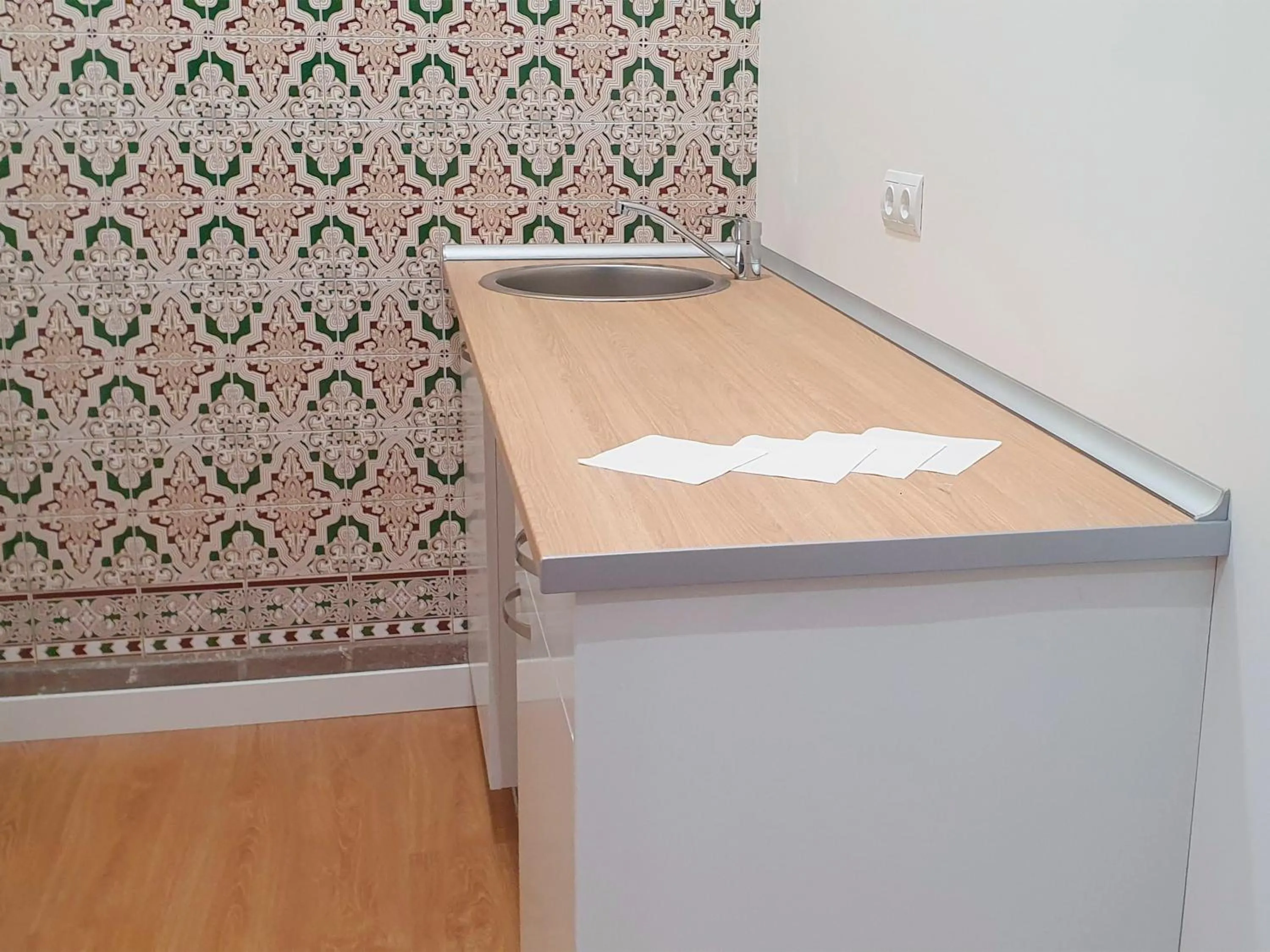 Kitchen or kitchenette in Apartamentos Santander Centro 3000