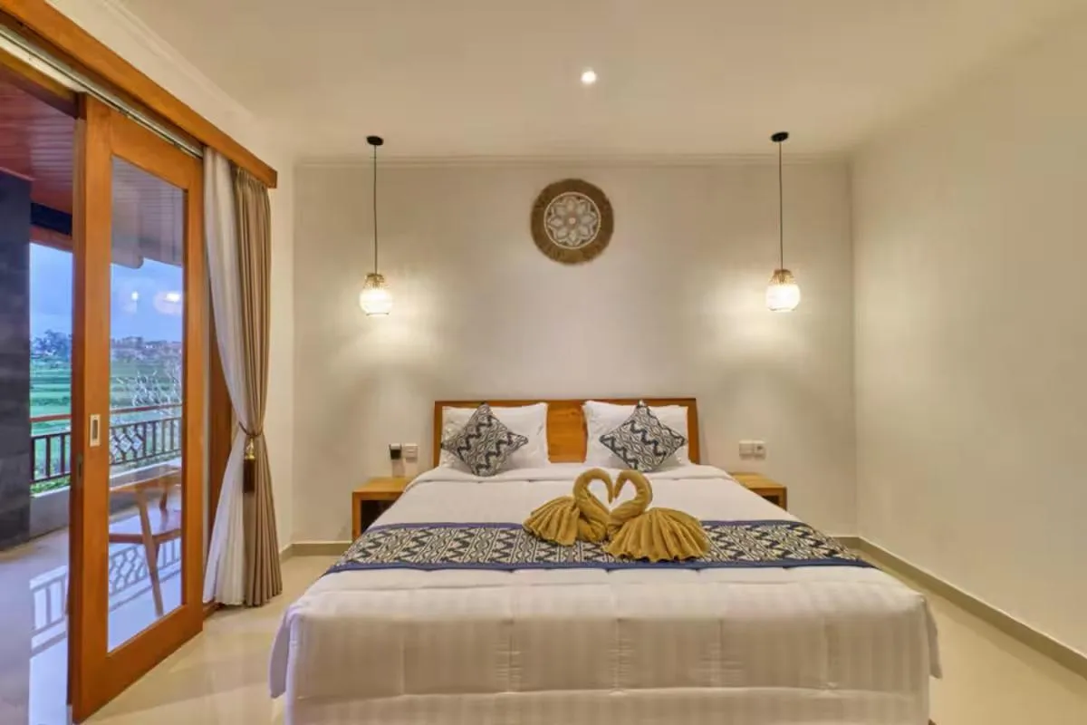 Bedroom, Bed in Long Lane Bali Villa