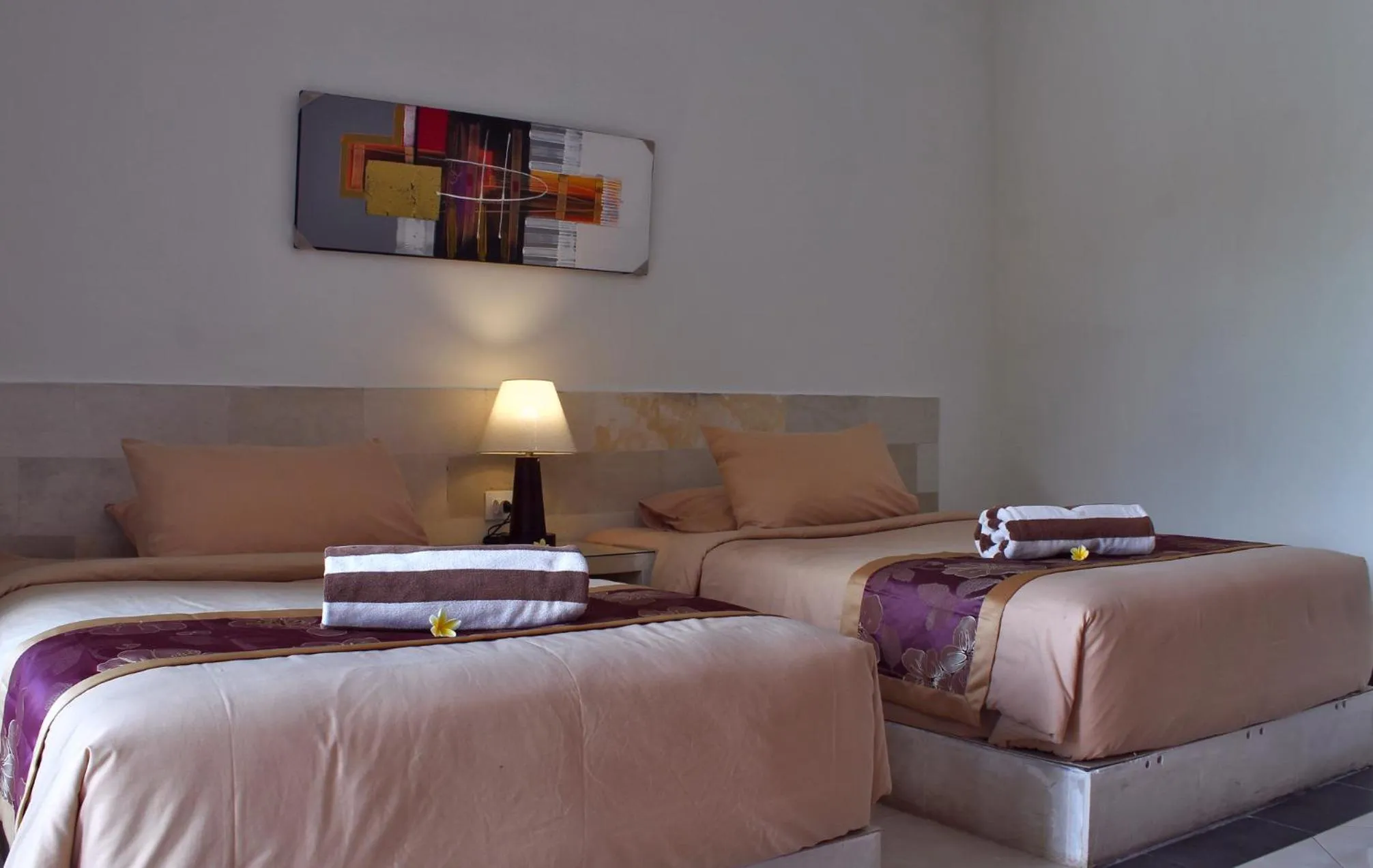 Bed in Long Lane Bali Villa