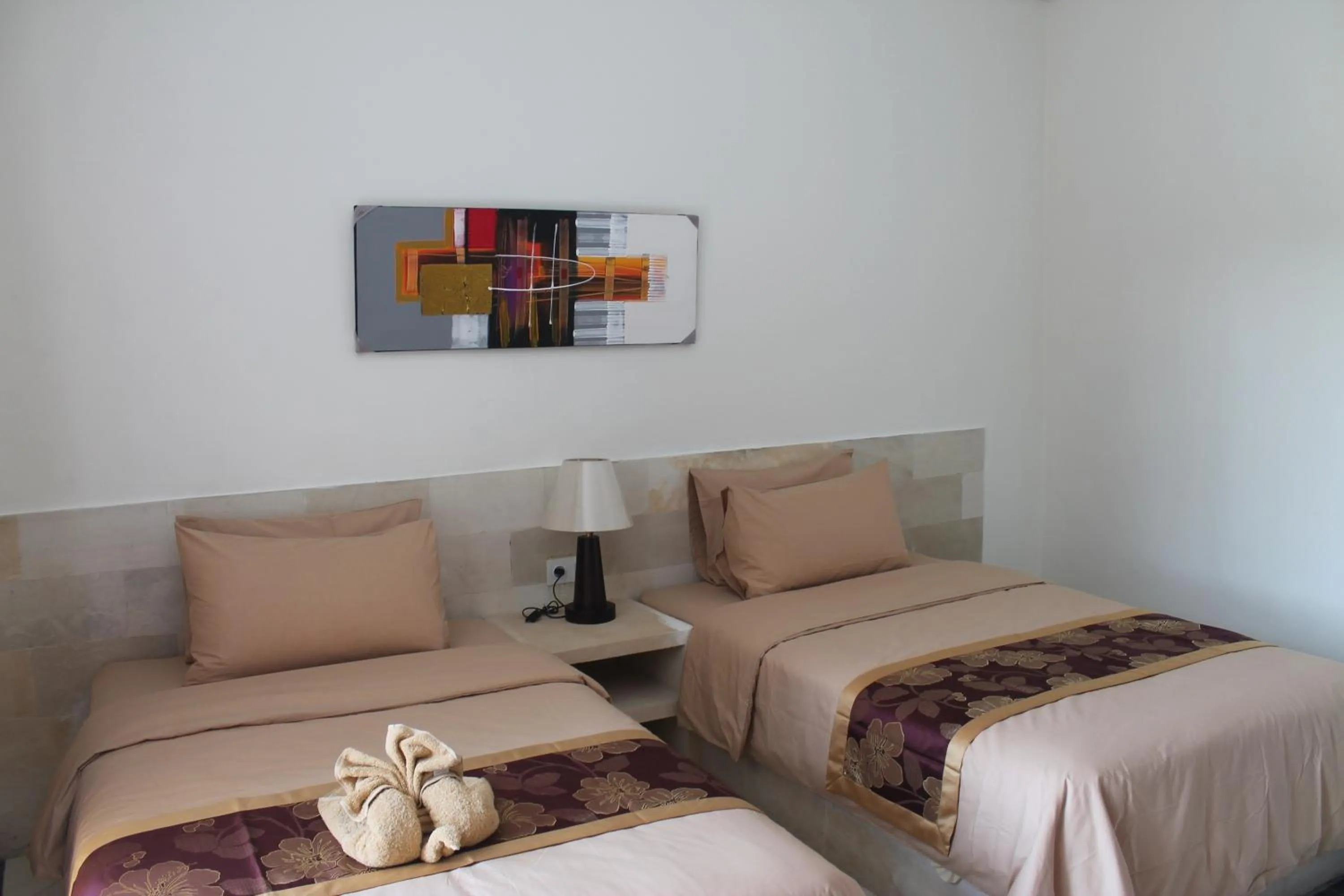 Bed in Long Lane Bali Villa