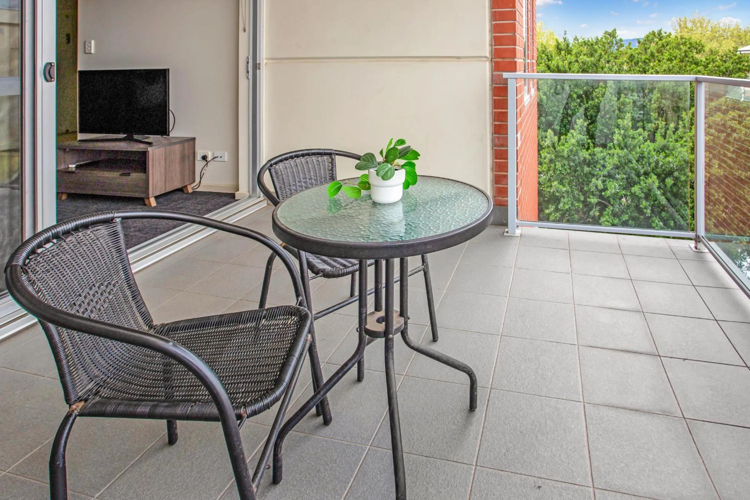Balcony/Terrace in Hume Serviced Apartments