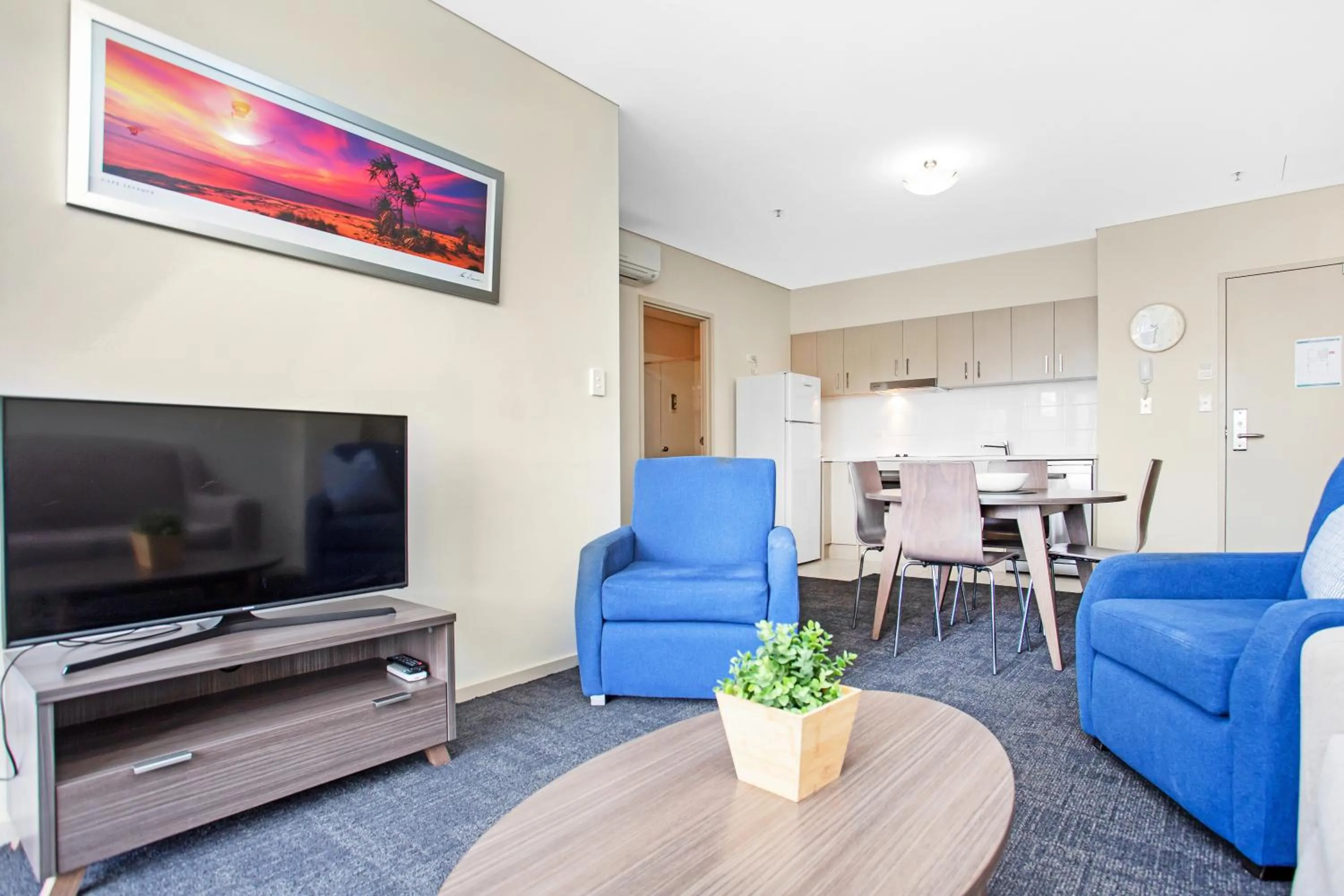 Living room in Hume Serviced Apartments