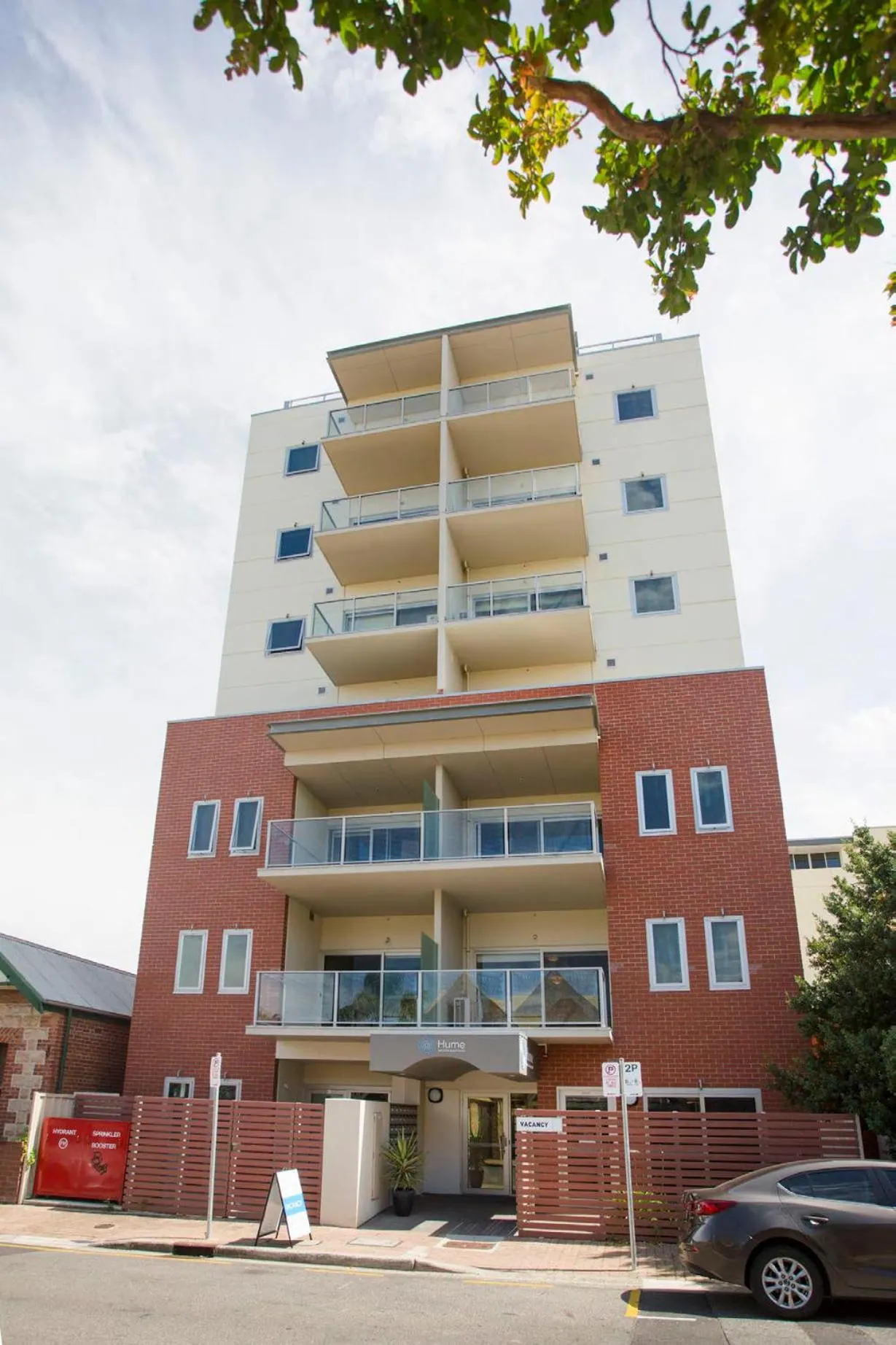 Facade/entrance in Hume Serviced Apartments