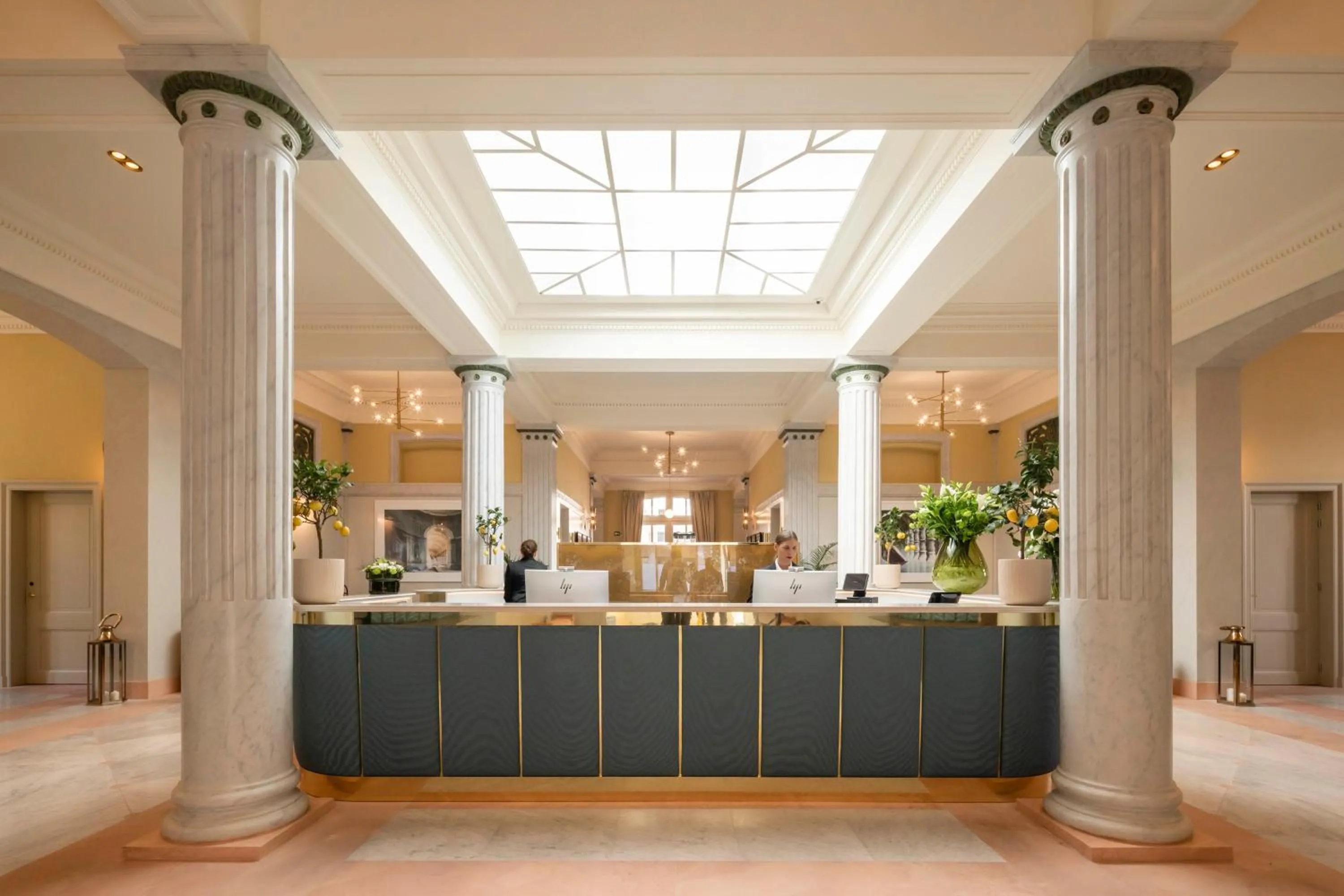 Lobby or reception in Les Bains de Spa