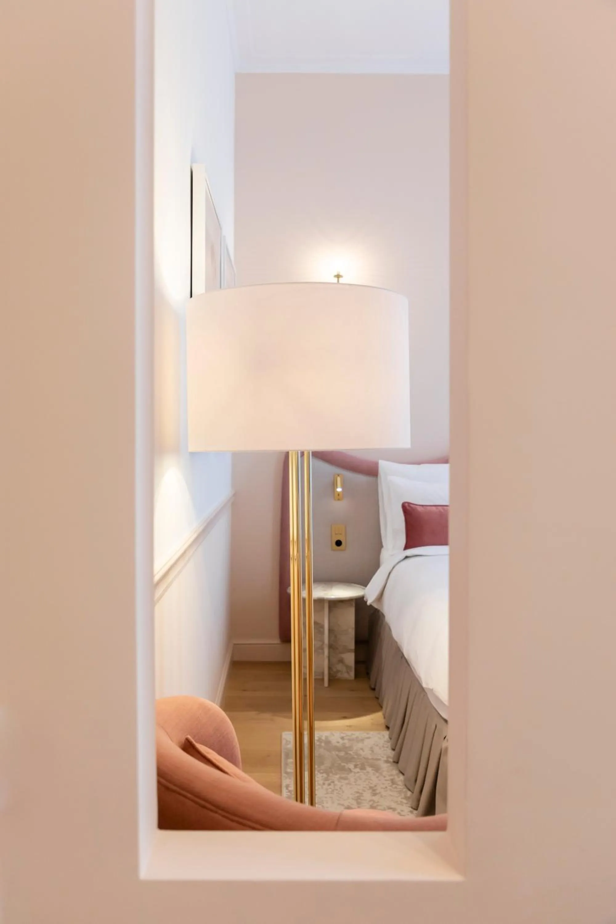 Decorative detail, Bed in Les Bains de Spa