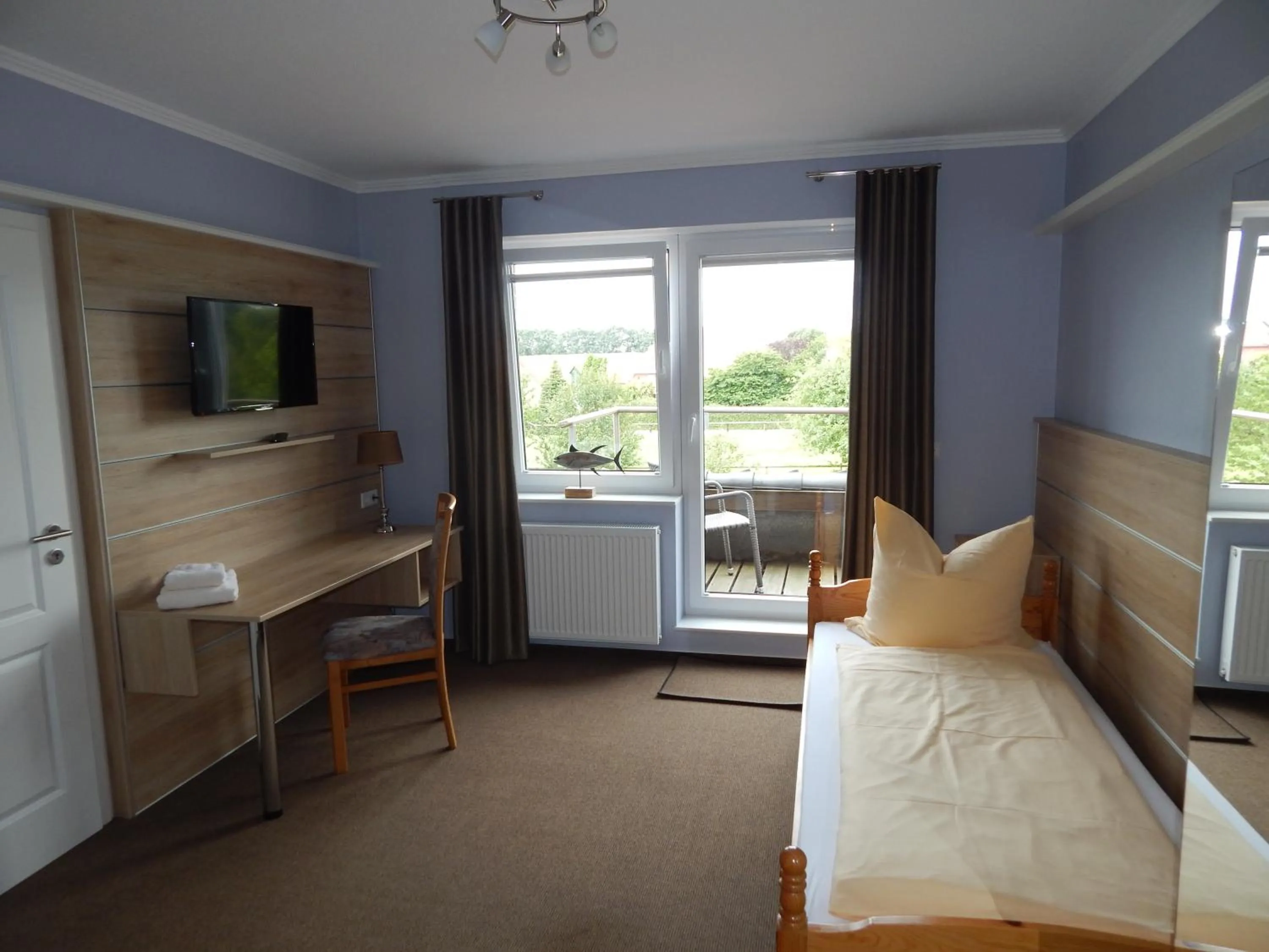 Bed in Hotel garni Haaster Krug Otte