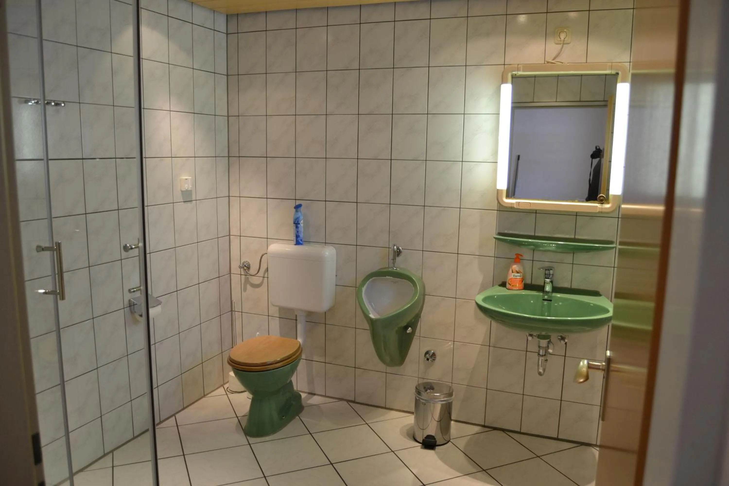 Bathroom in Ferien bei Freunden im Holzhaus