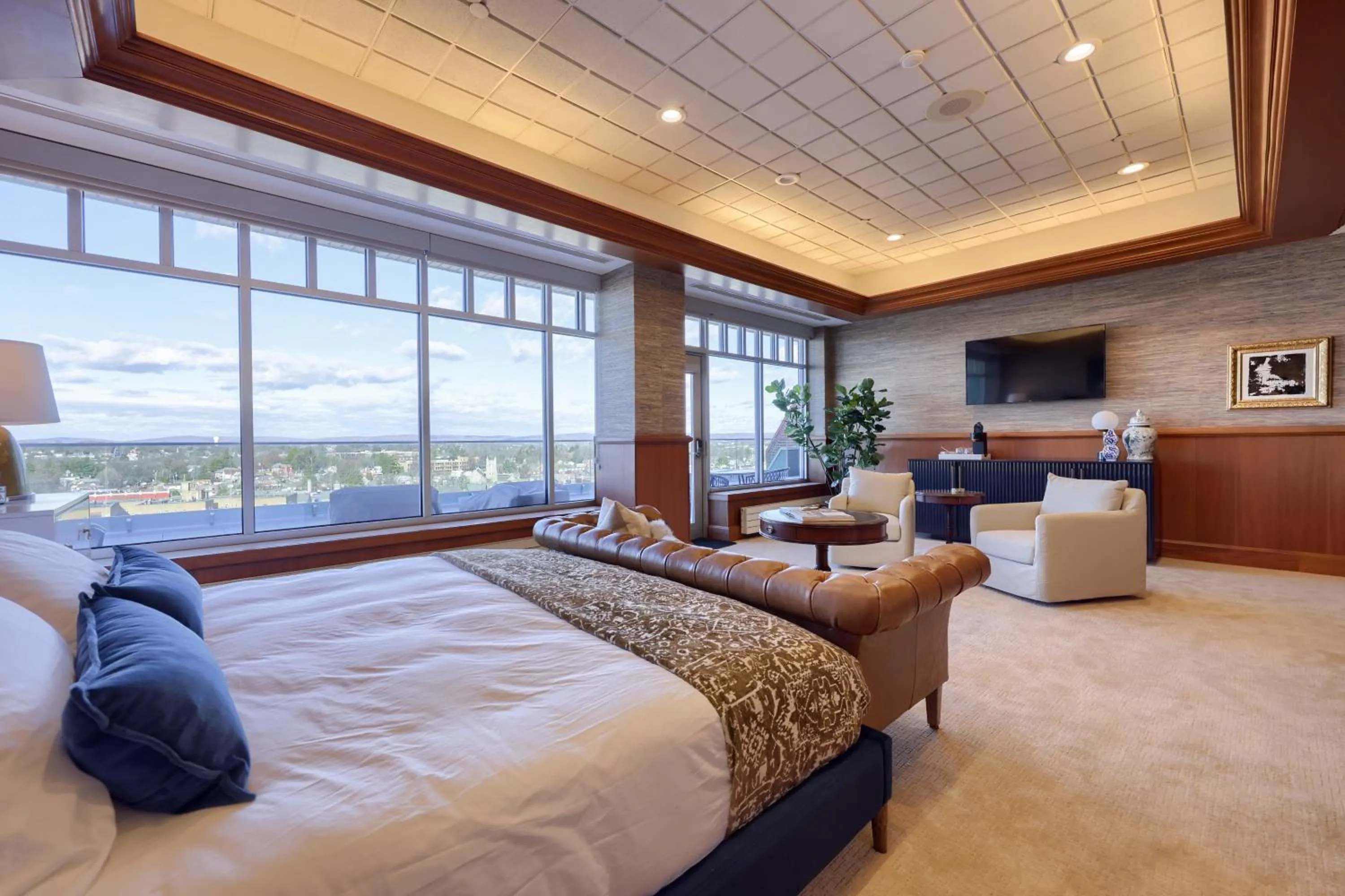 Bed in The Executive Suites and Events