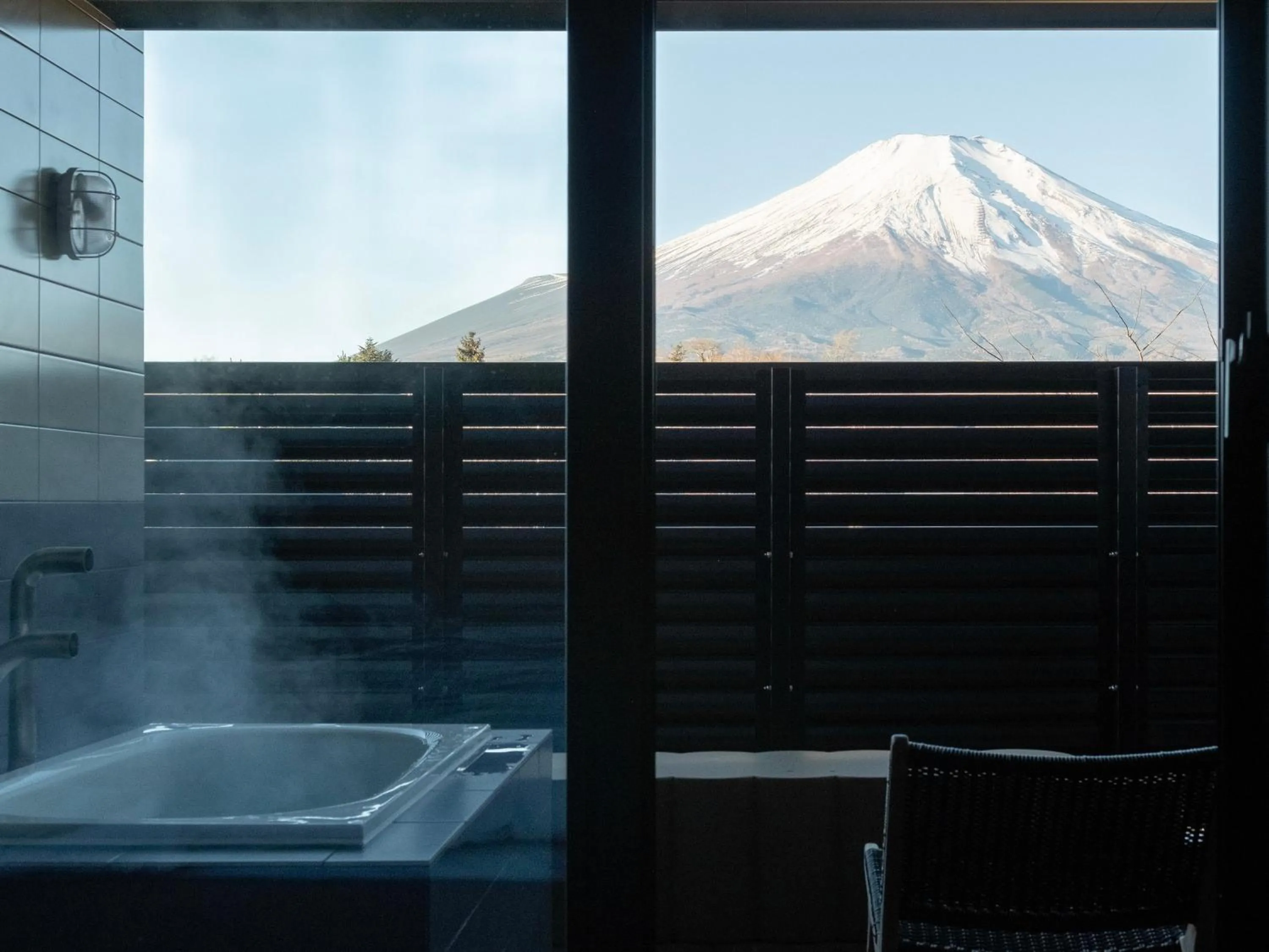 Mountain view in Mt Fuji View and Private Sauna Ryokan Shizuku