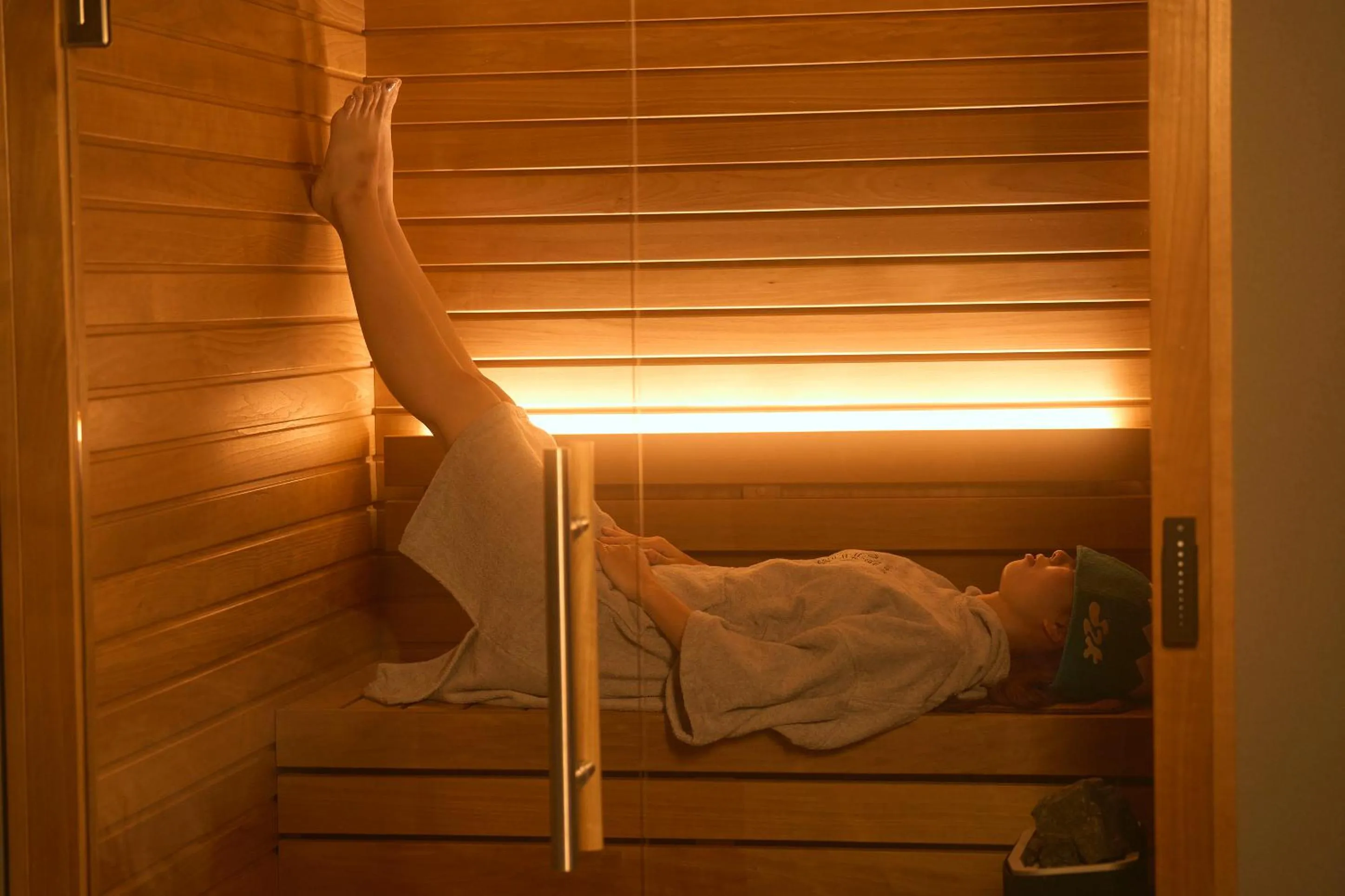 Sauna in Mt Fuji View and Private Sauna Ryokan Shizuku