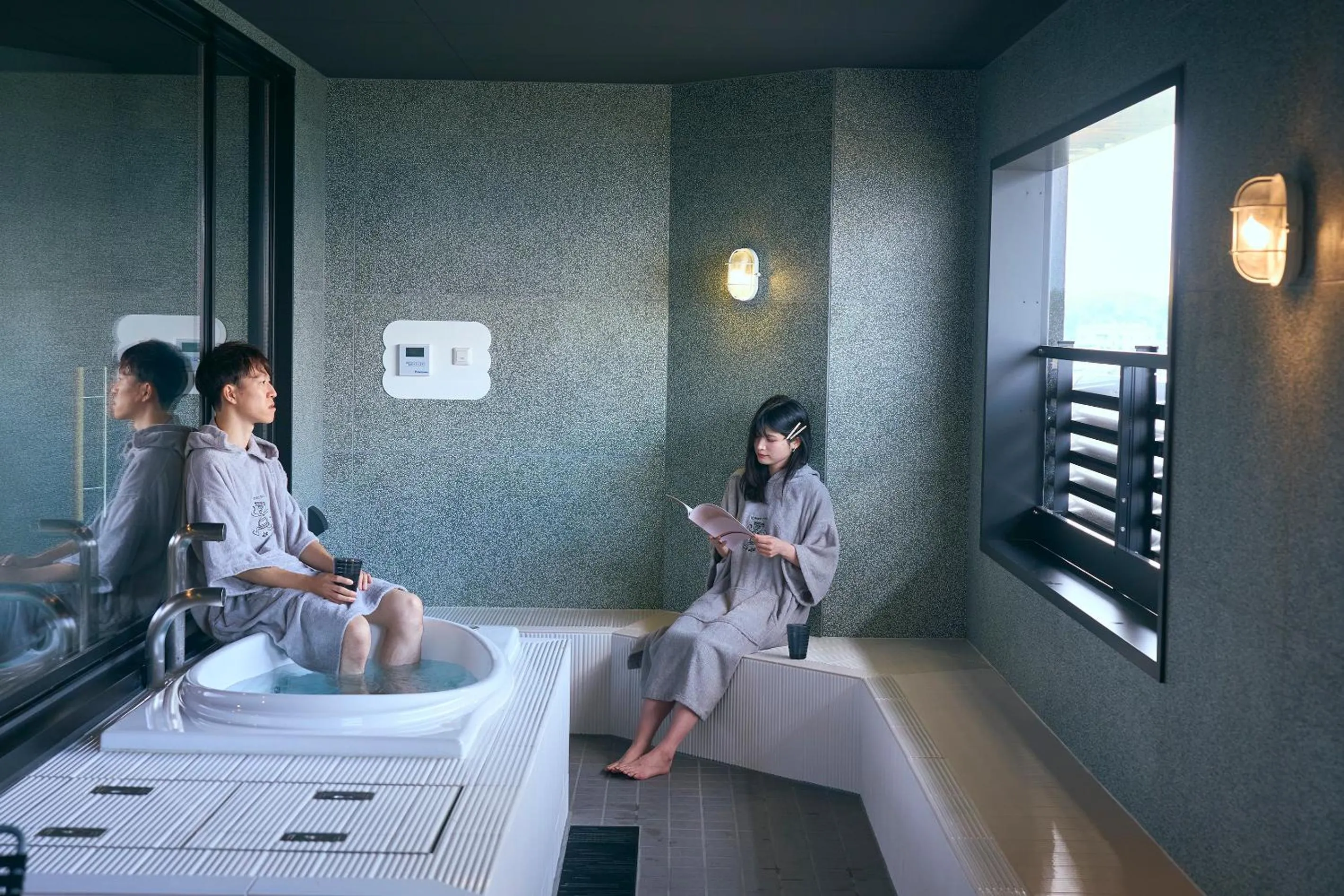 Balcony/Terrace in Mt Fuji View and Private Sauna Ryokan Shizuku