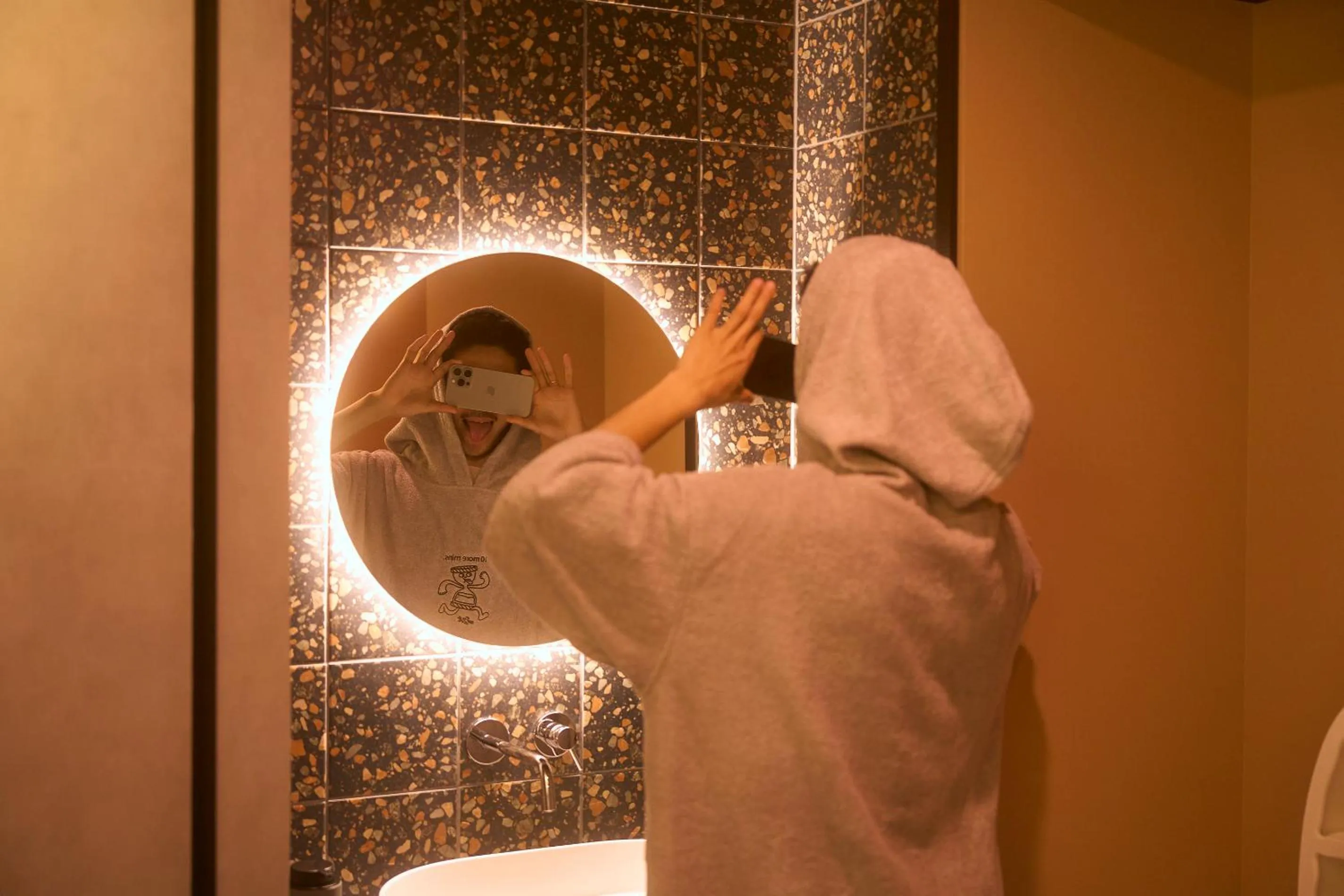 Bathroom in Mt Fuji View and Private Sauna Ryokan Shizuku