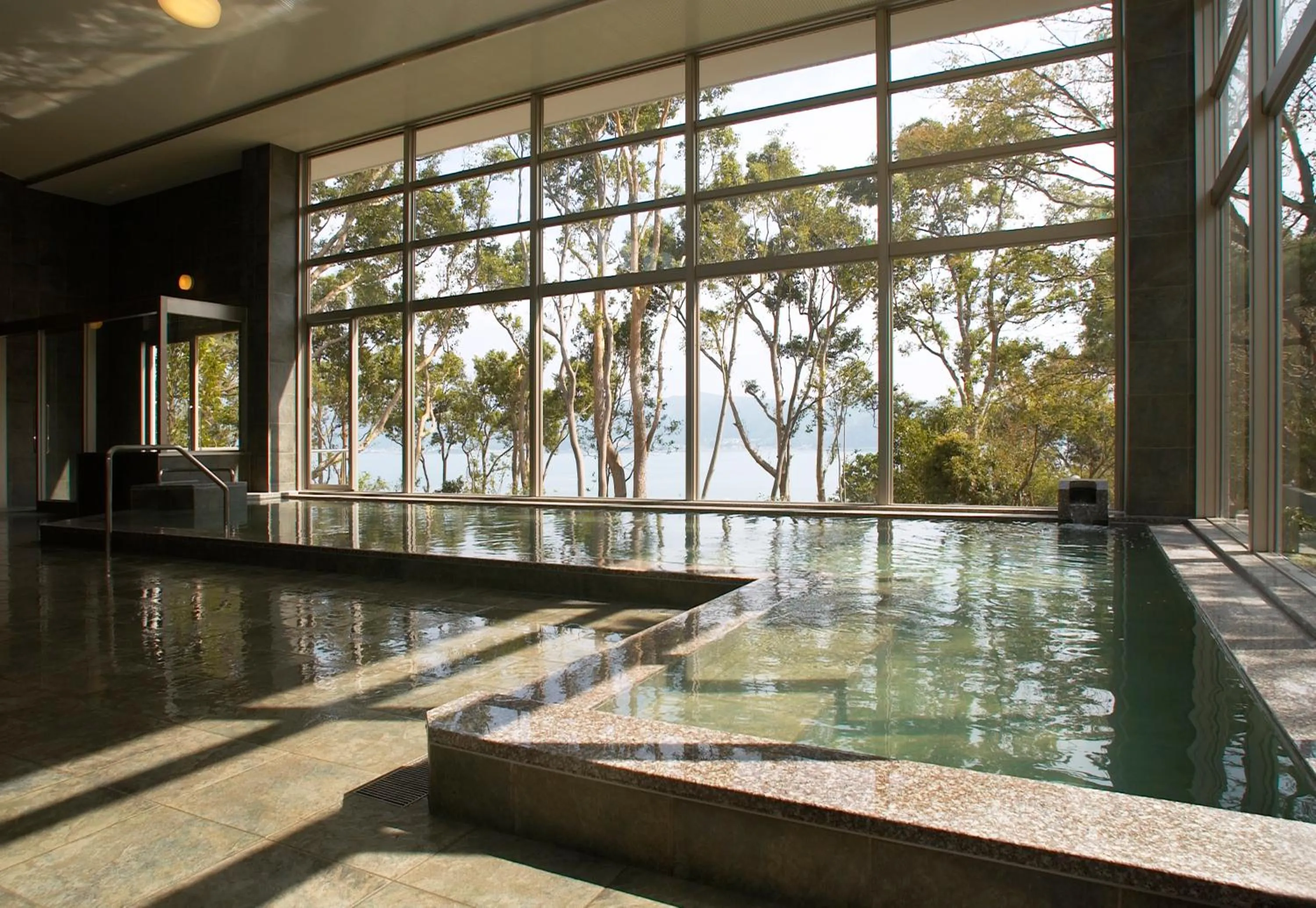 Hot Spring Bath in Hotel Alegria Gardens Amakusa