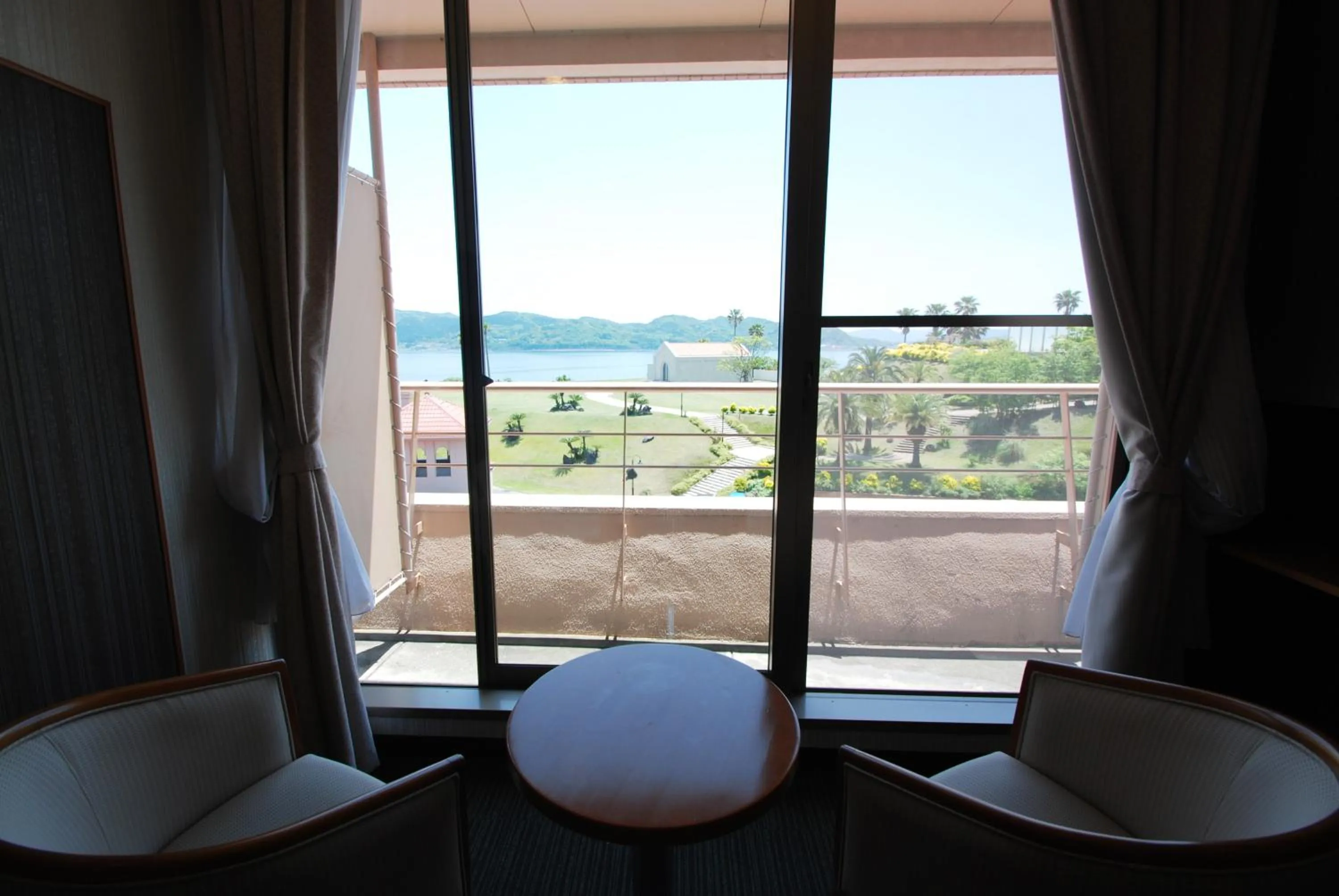 Garden view in Hotel Alegria Gardens Amakusa