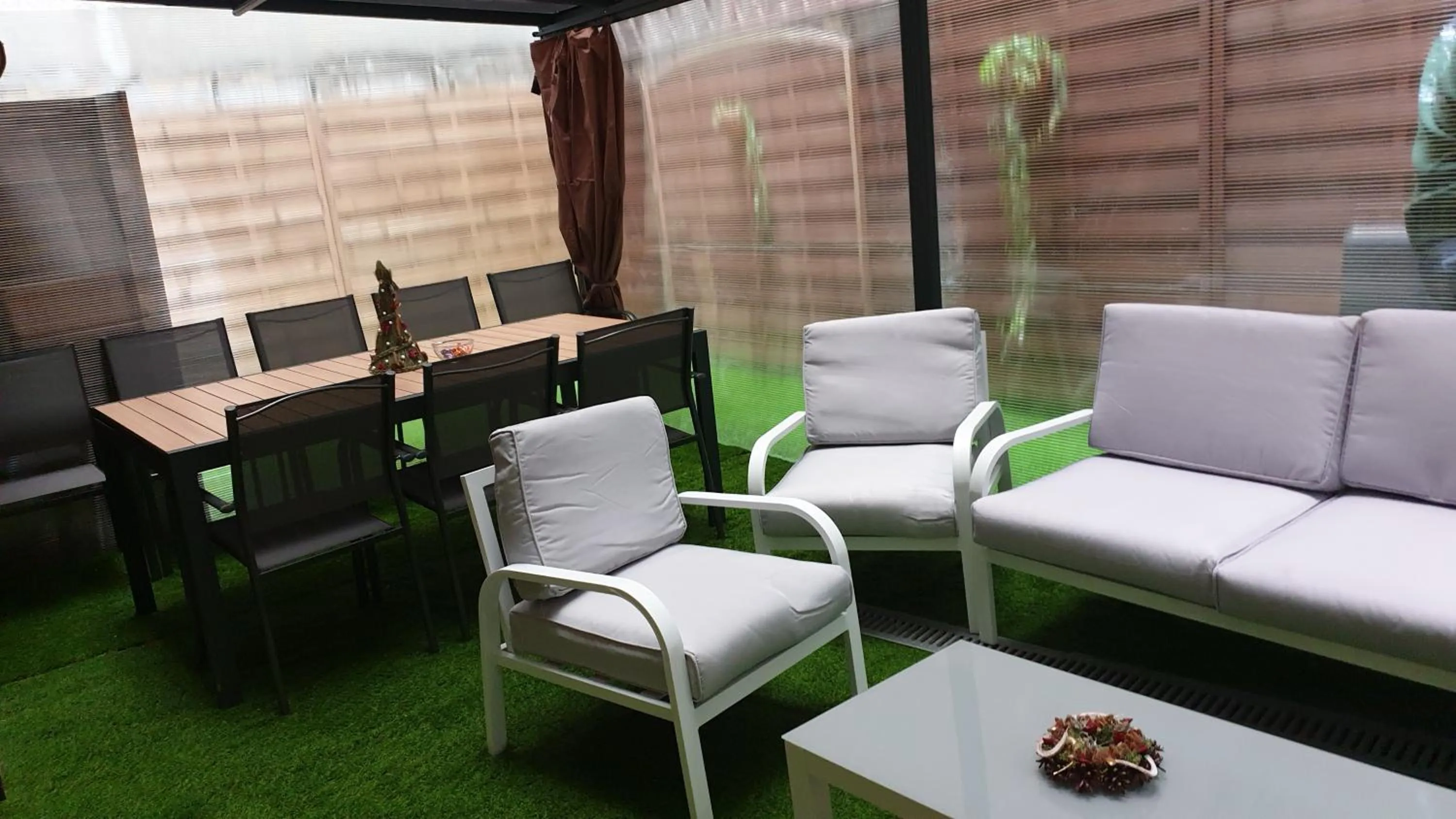 Patio in Amber Hostel