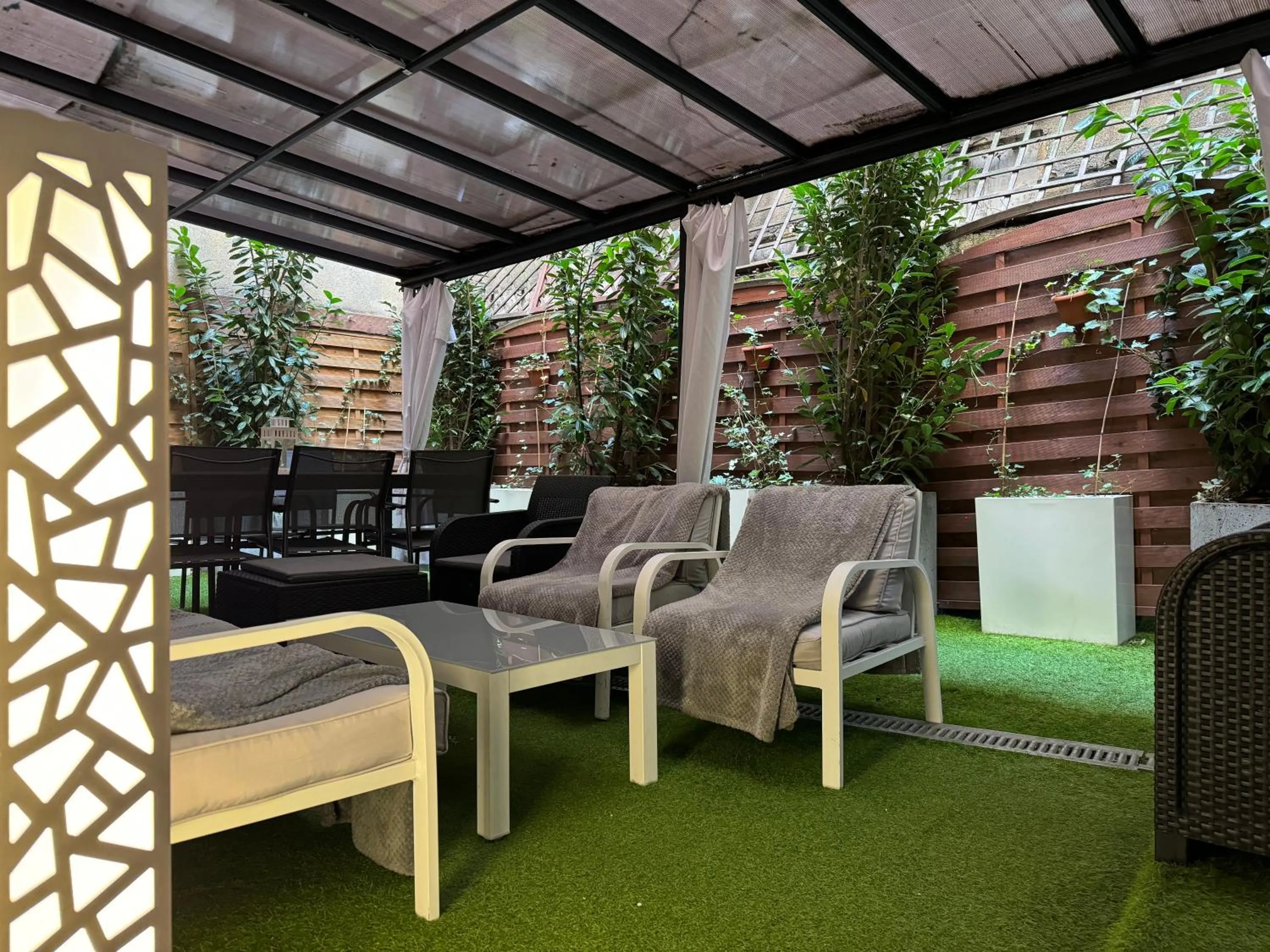 Patio in Amber Hostel