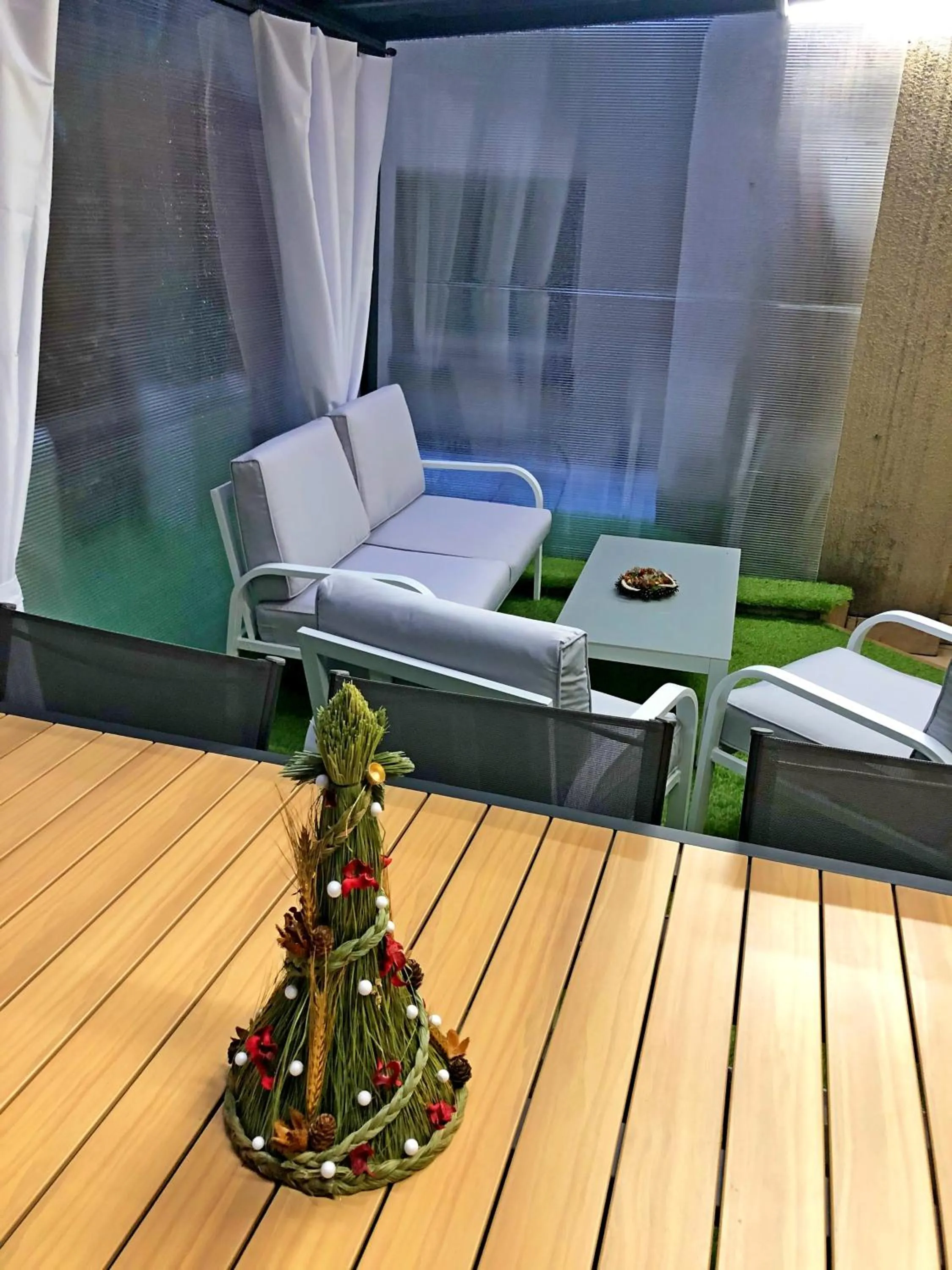 Patio in Amber Hostel