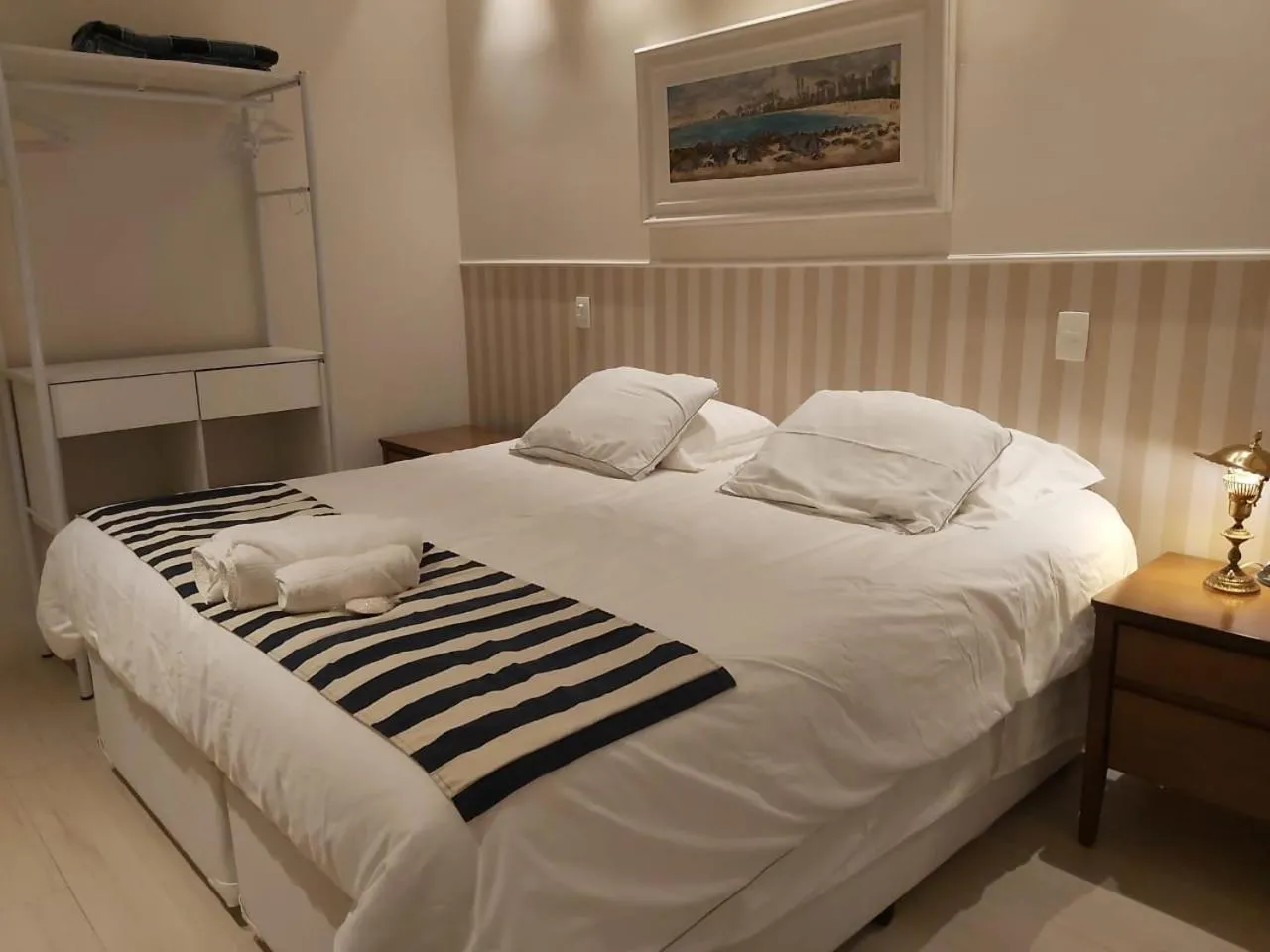 Bedroom, Bed in Residencial Portal da Barra