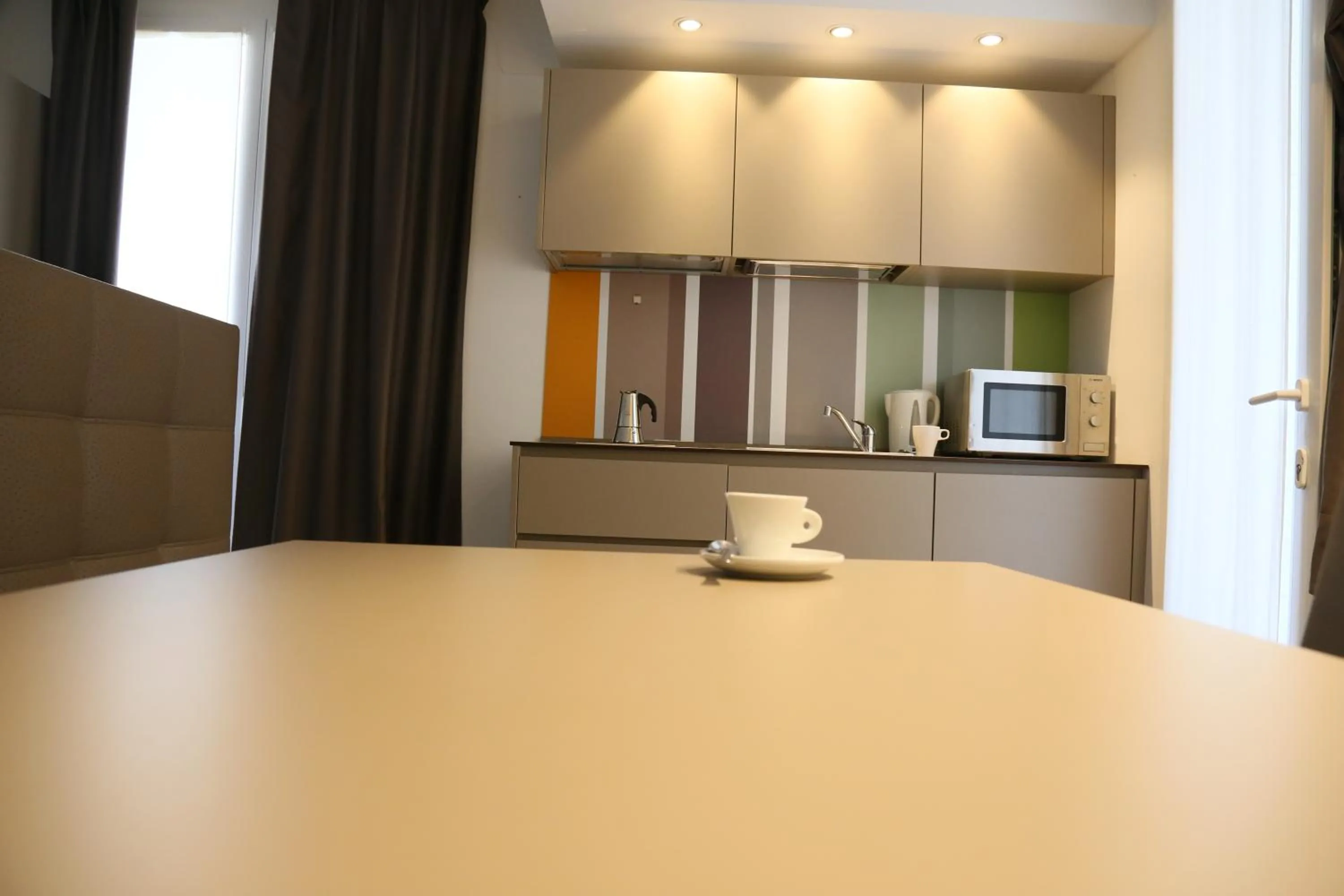 Kitchen or kitchenette in Studio Inn Centrale & Milano Urban Padel