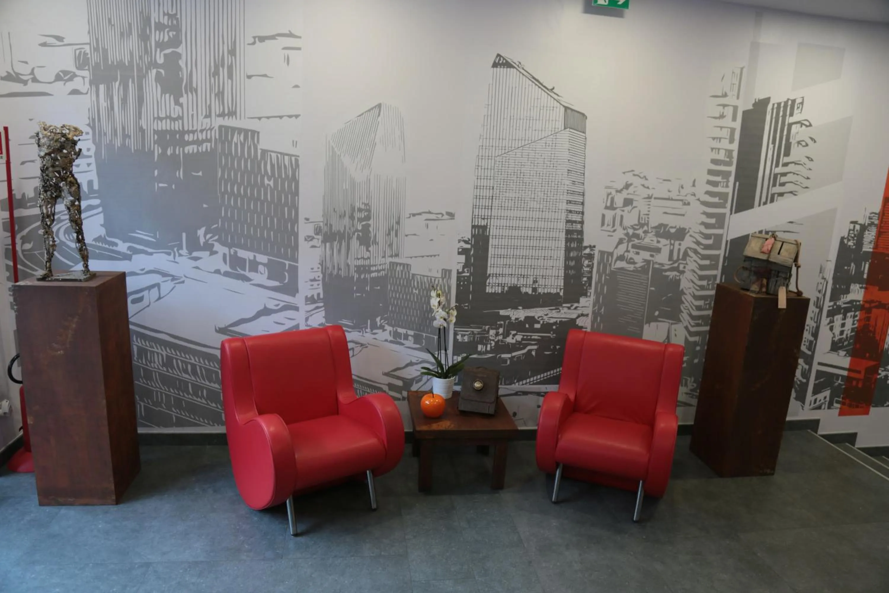 Lobby or reception in Studio Inn Centrale & Milano Urban Padel