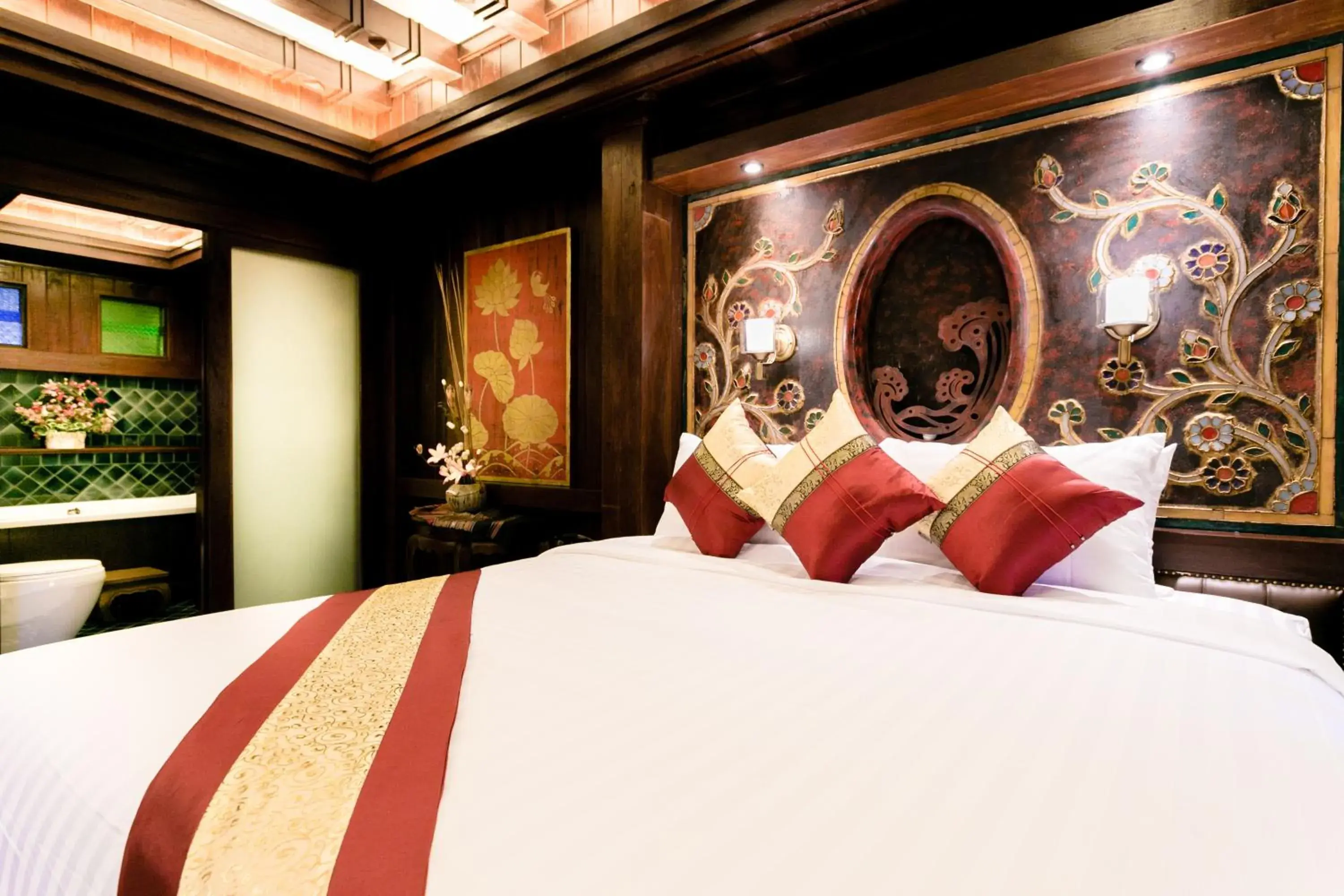 Deluxe Double Room with Bathtub in Namton Boutique Hotel Deluxe Double Room with Bathtub in Namton Boutique Hotel