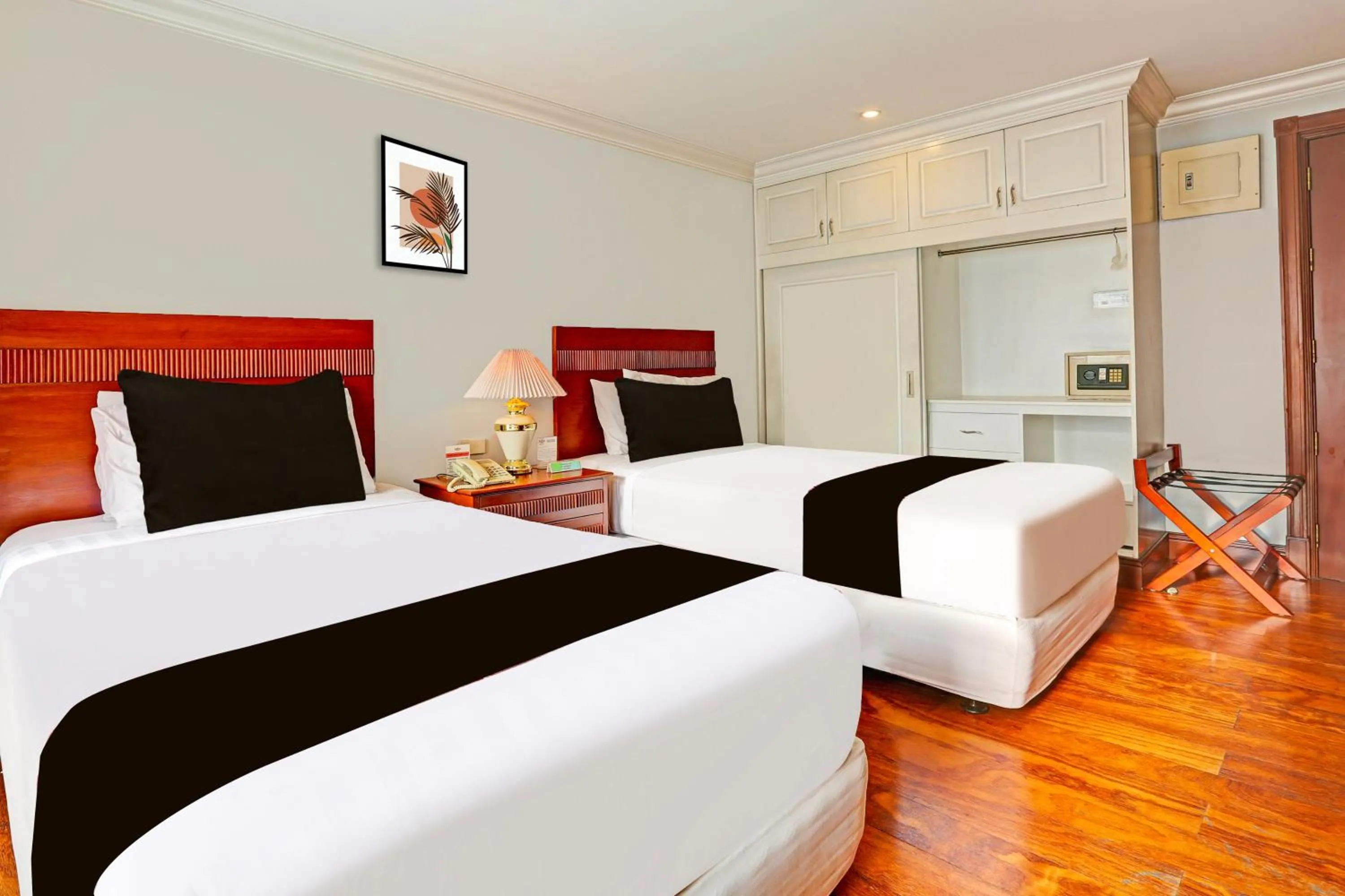 Bedroom, Bed in Collection O VIP Suites, Near PNR Pasay Evangelista, Makati Manila