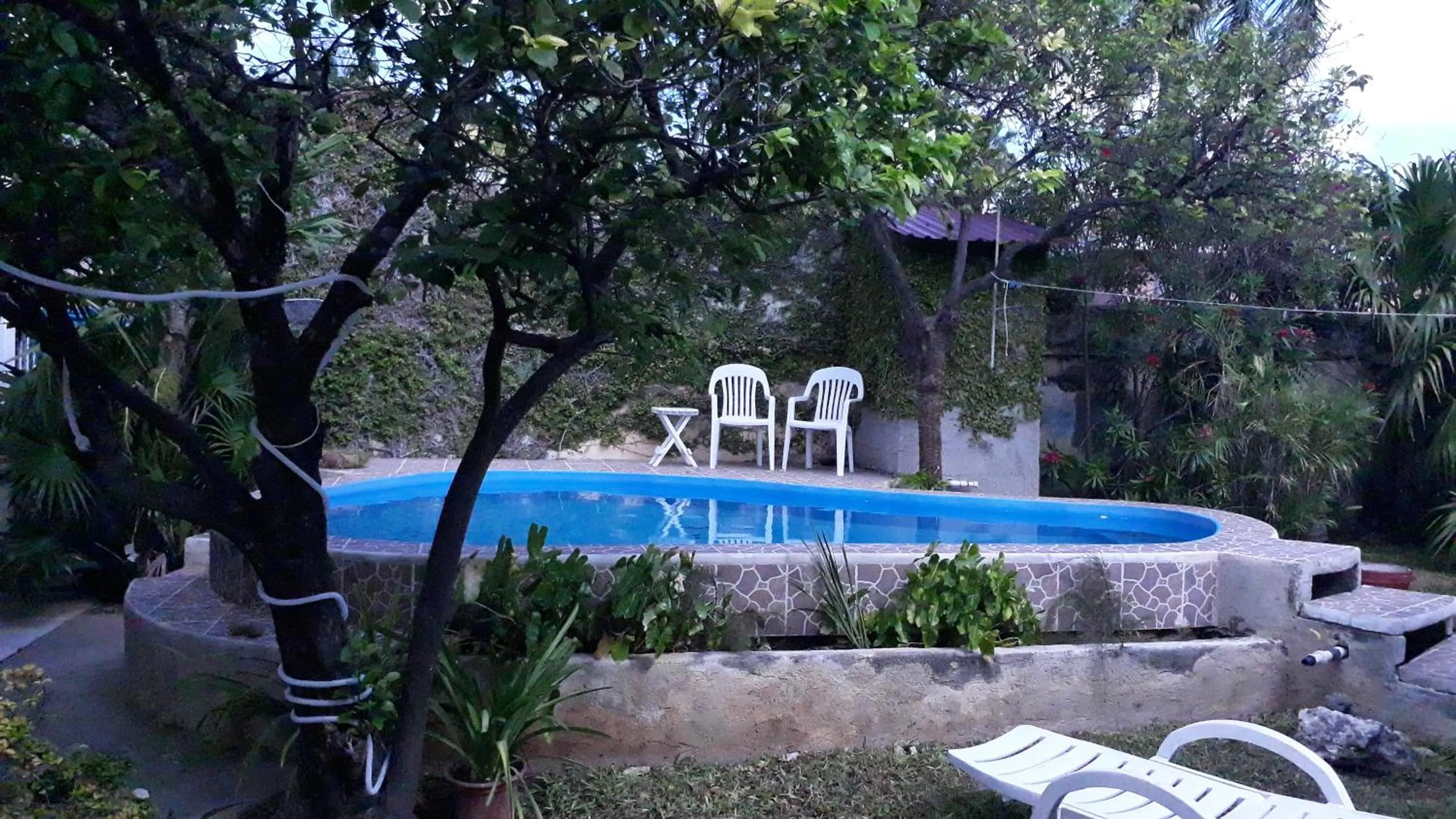 Pool view in La Casa del Turix