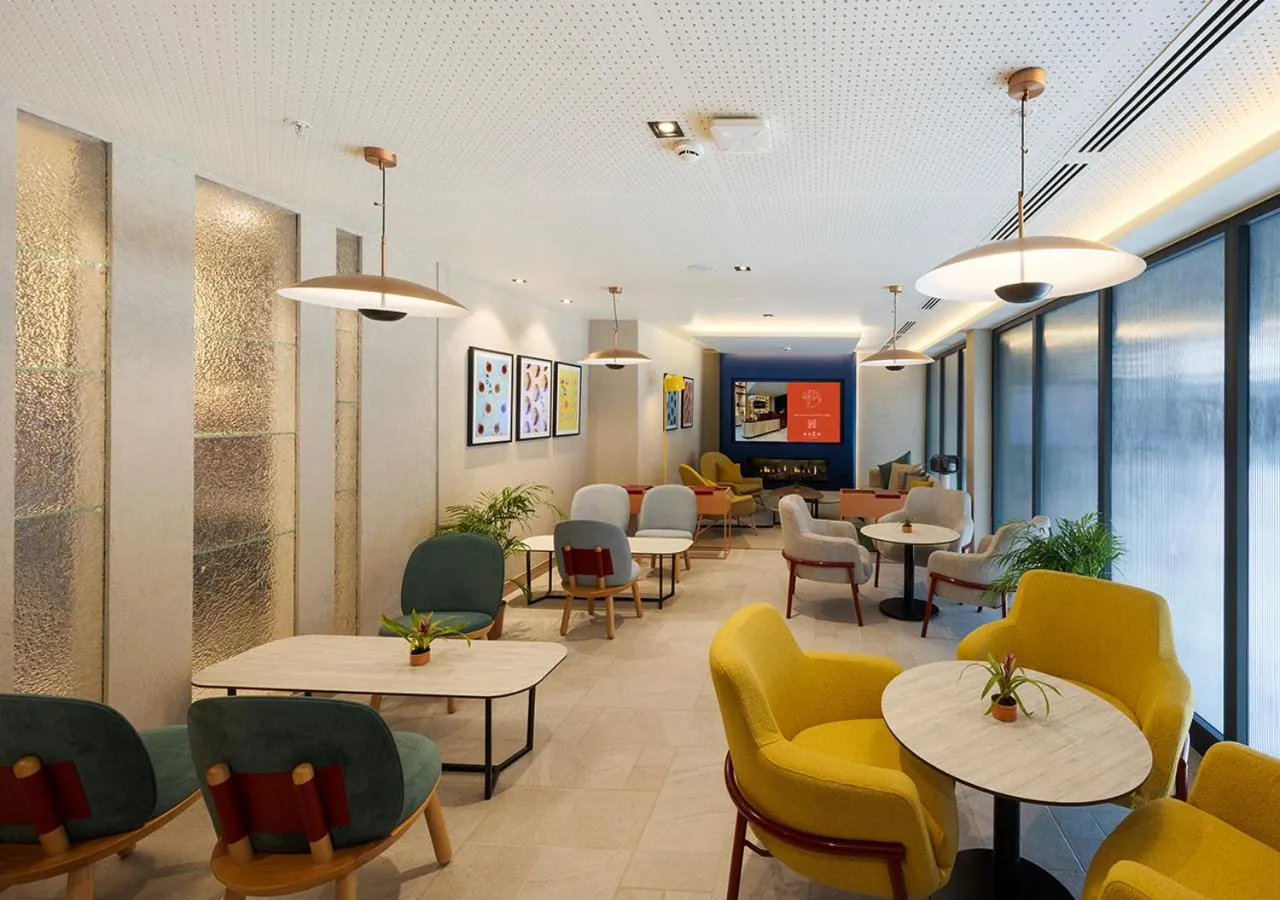 Seating area in Noém Hotel