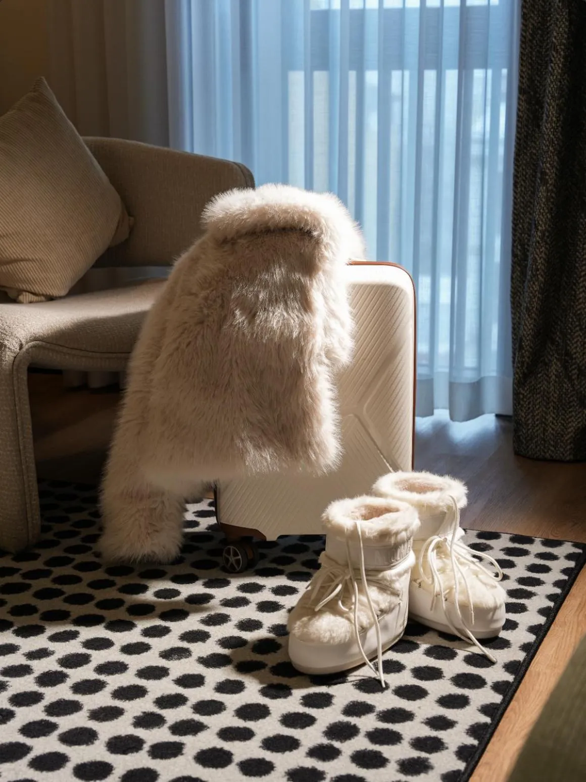 Living room in Noém Hotel