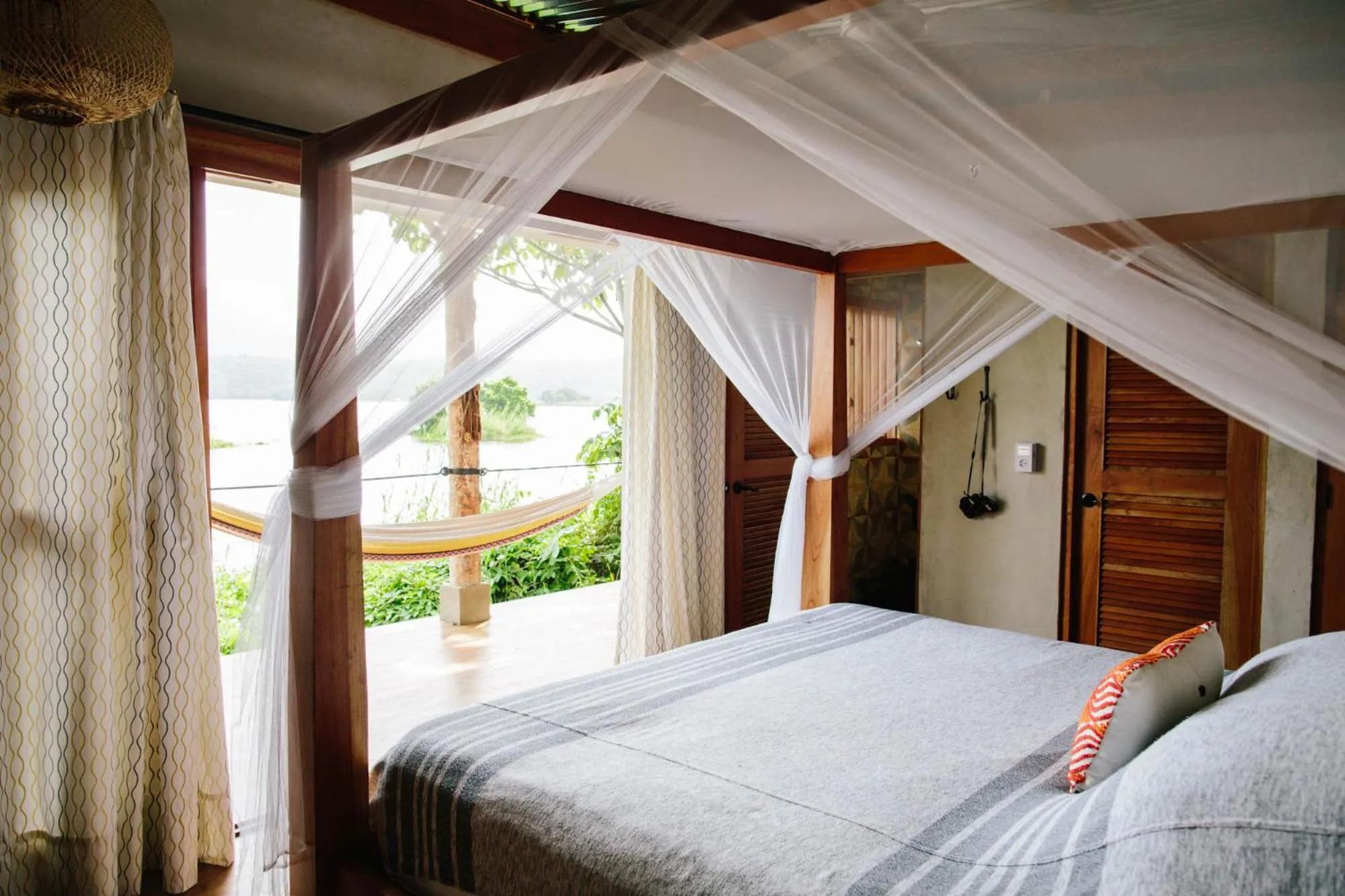 Bed in Isleta El Espino Ecolodge