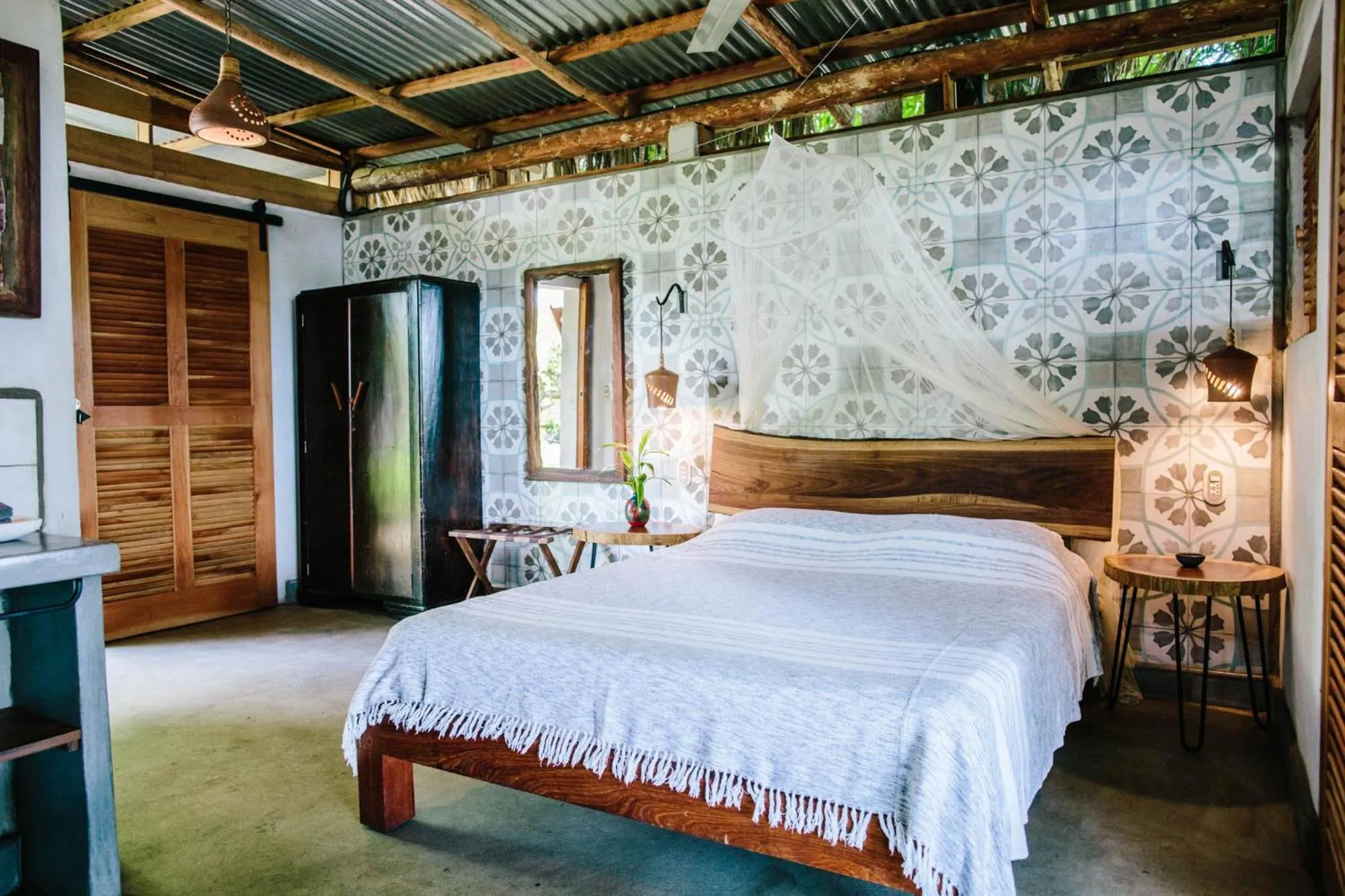 Bed in Isleta El Espino Ecolodge