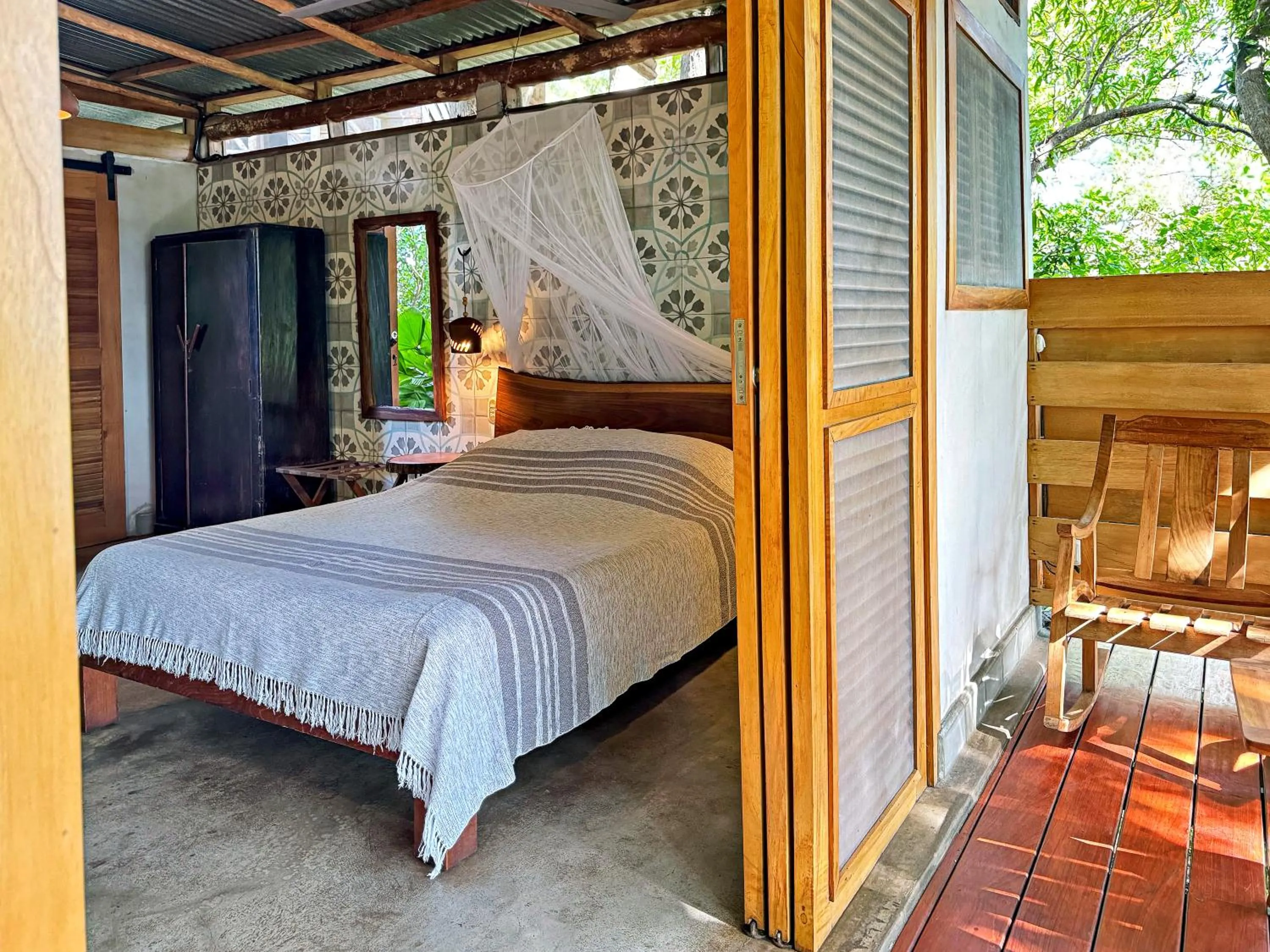 Bed in Isleta El Espino Ecolodge