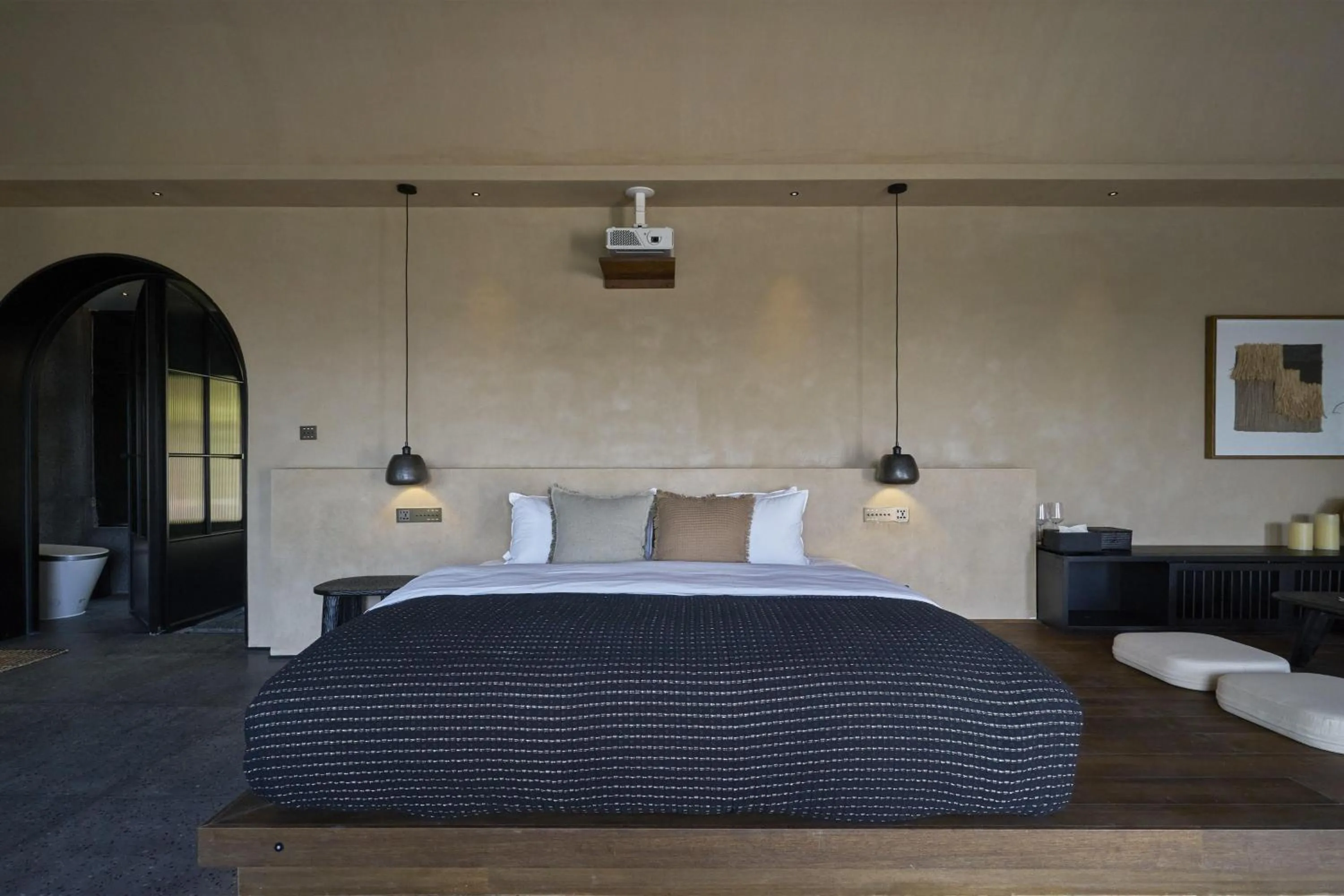 Bed in Anji ke gamer wild luxury Resort villa