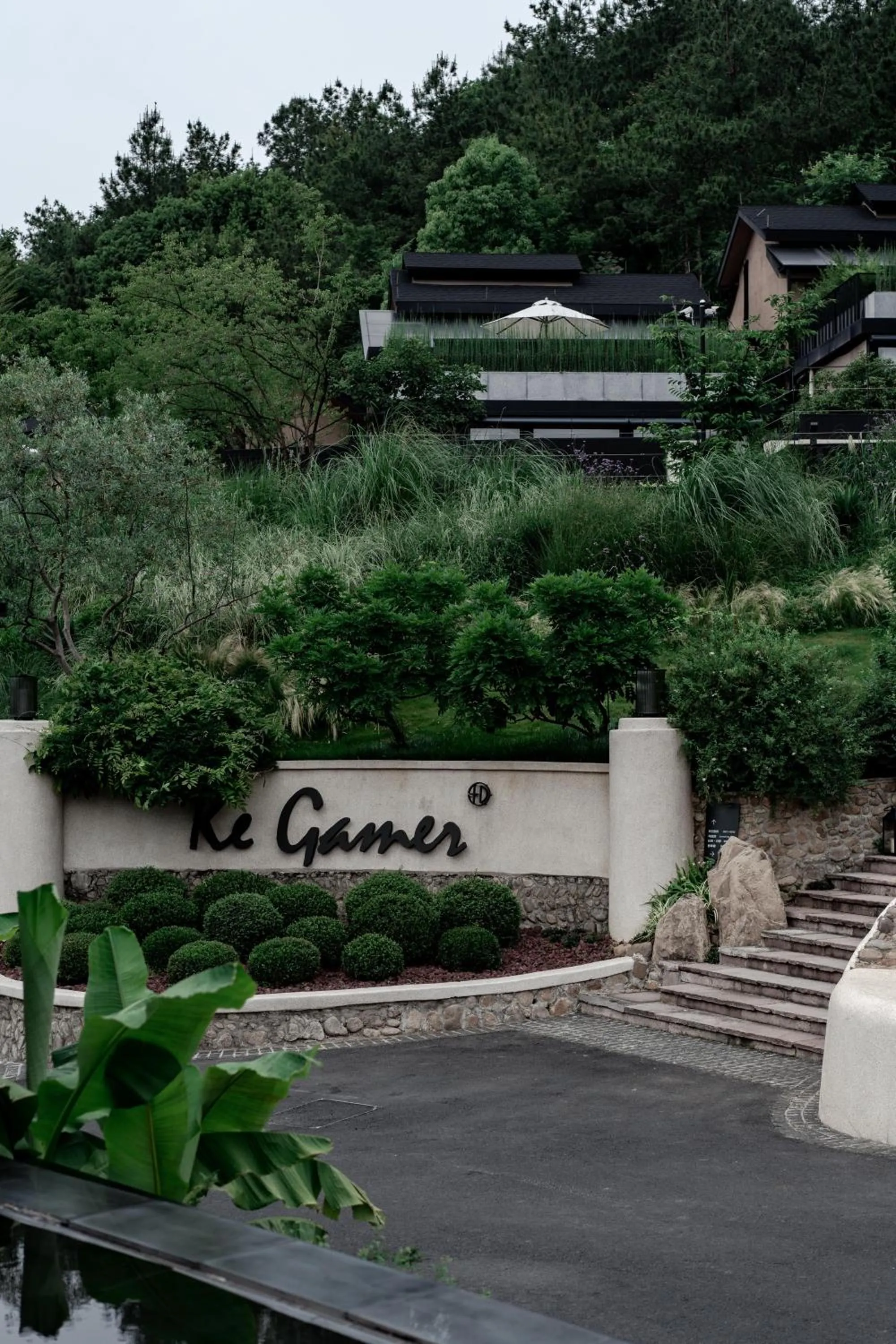 Property building in Anji ke gamer wild luxury Resort villa