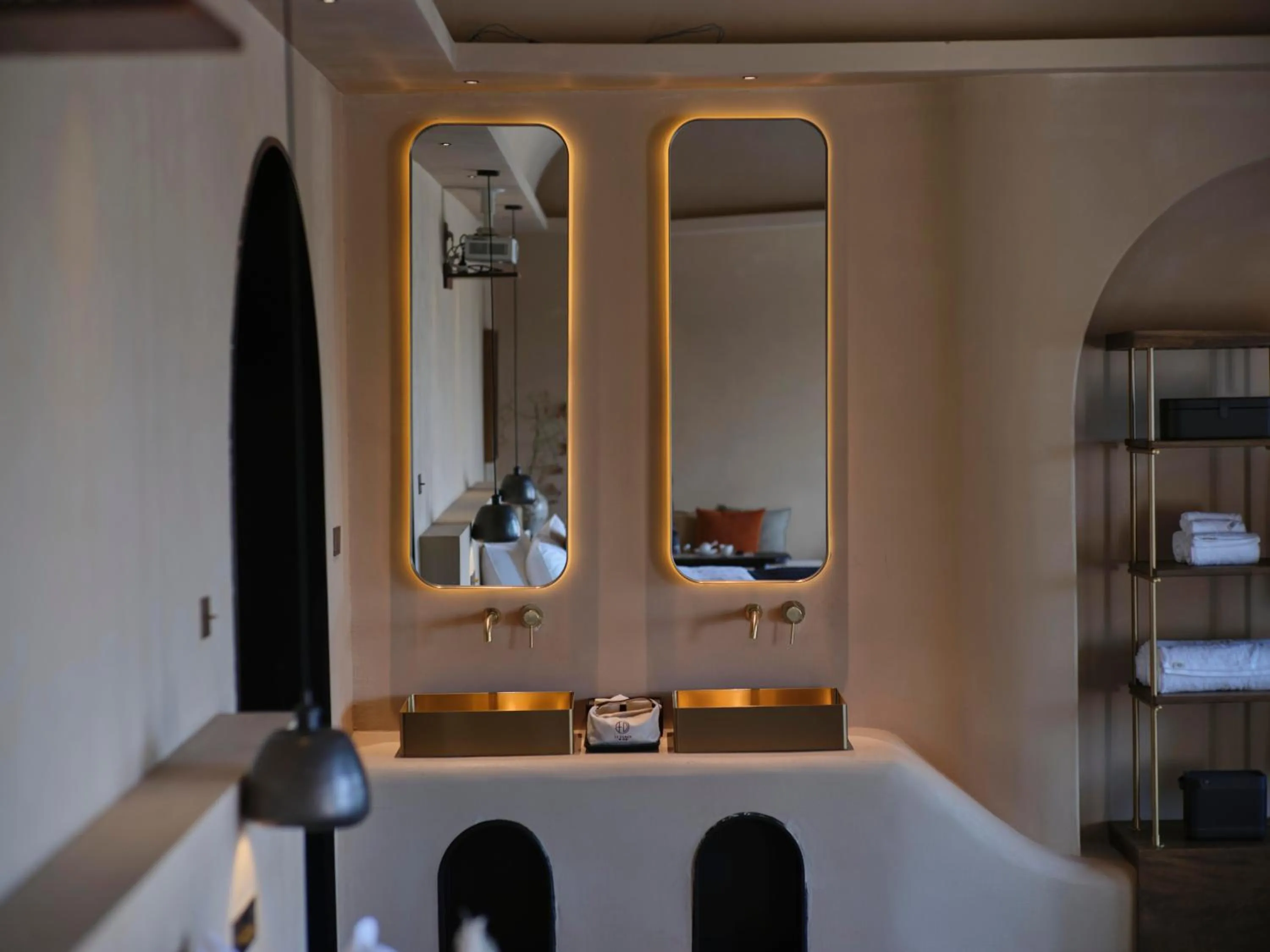 Bathroom in Anji ke gamer wild luxury Resort villa