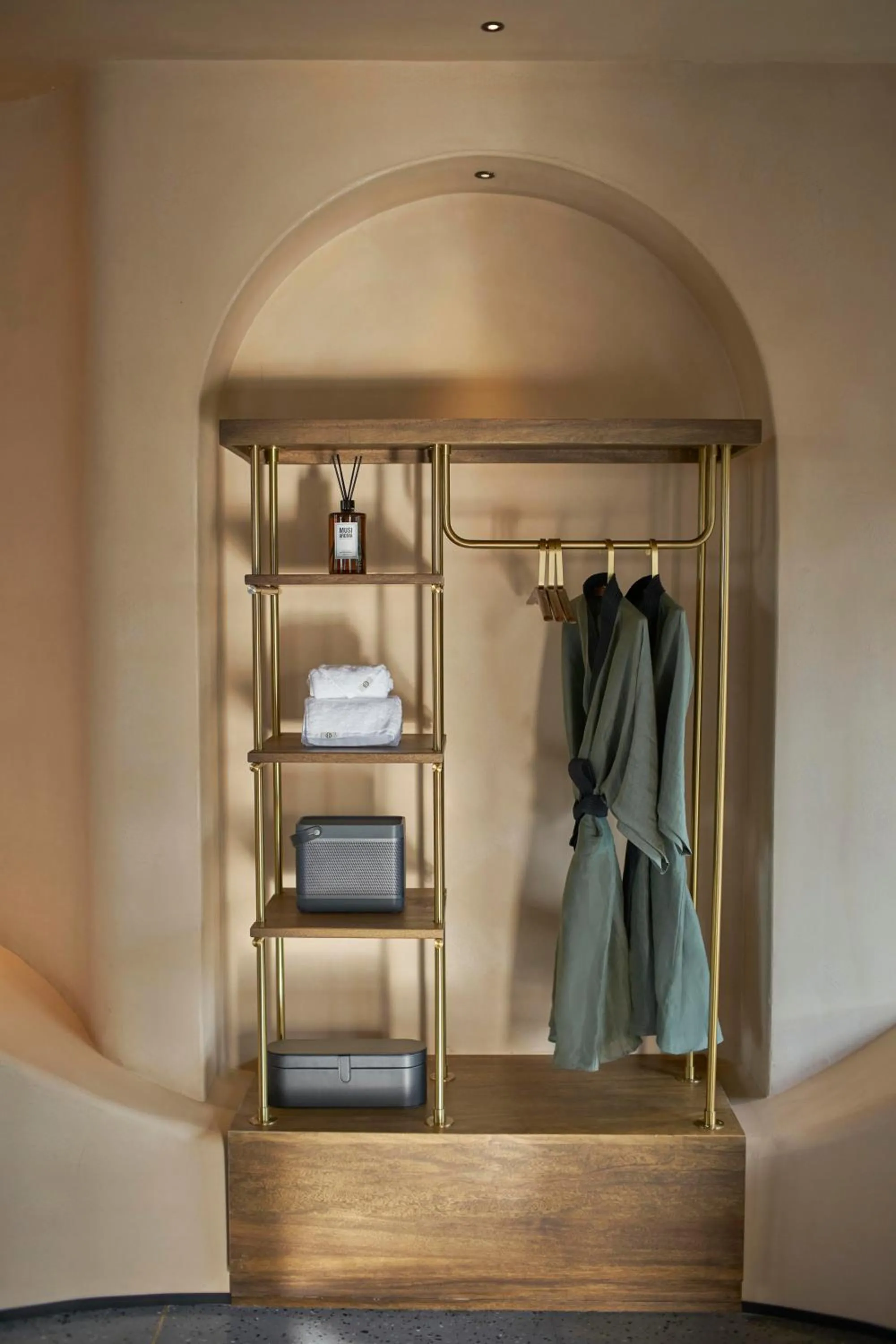 towels in Anji ke gamer wild luxury Resort villa