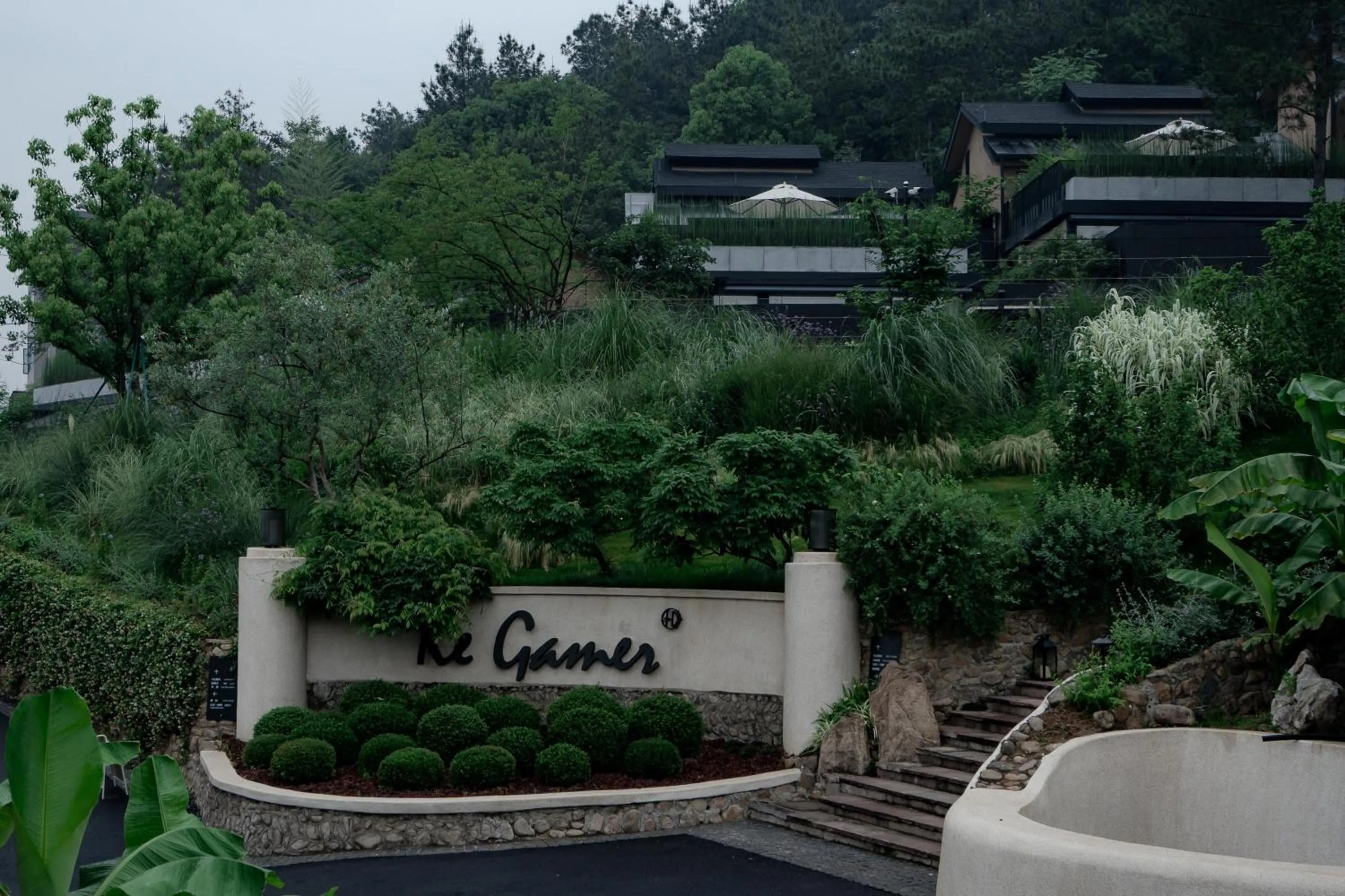 Property building in Anji ke gamer wild luxury Resort villa