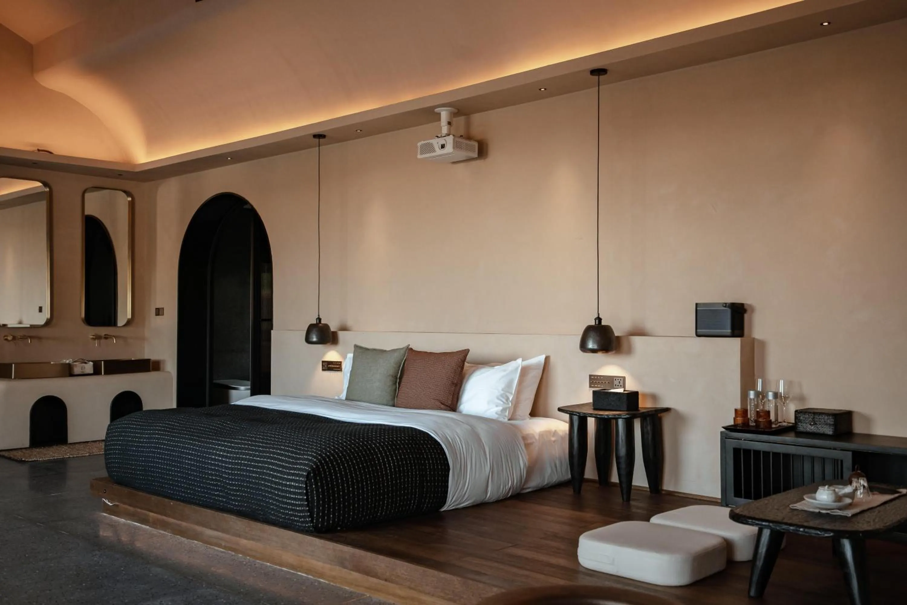 Bed in Anji ke gamer wild luxury Resort villa