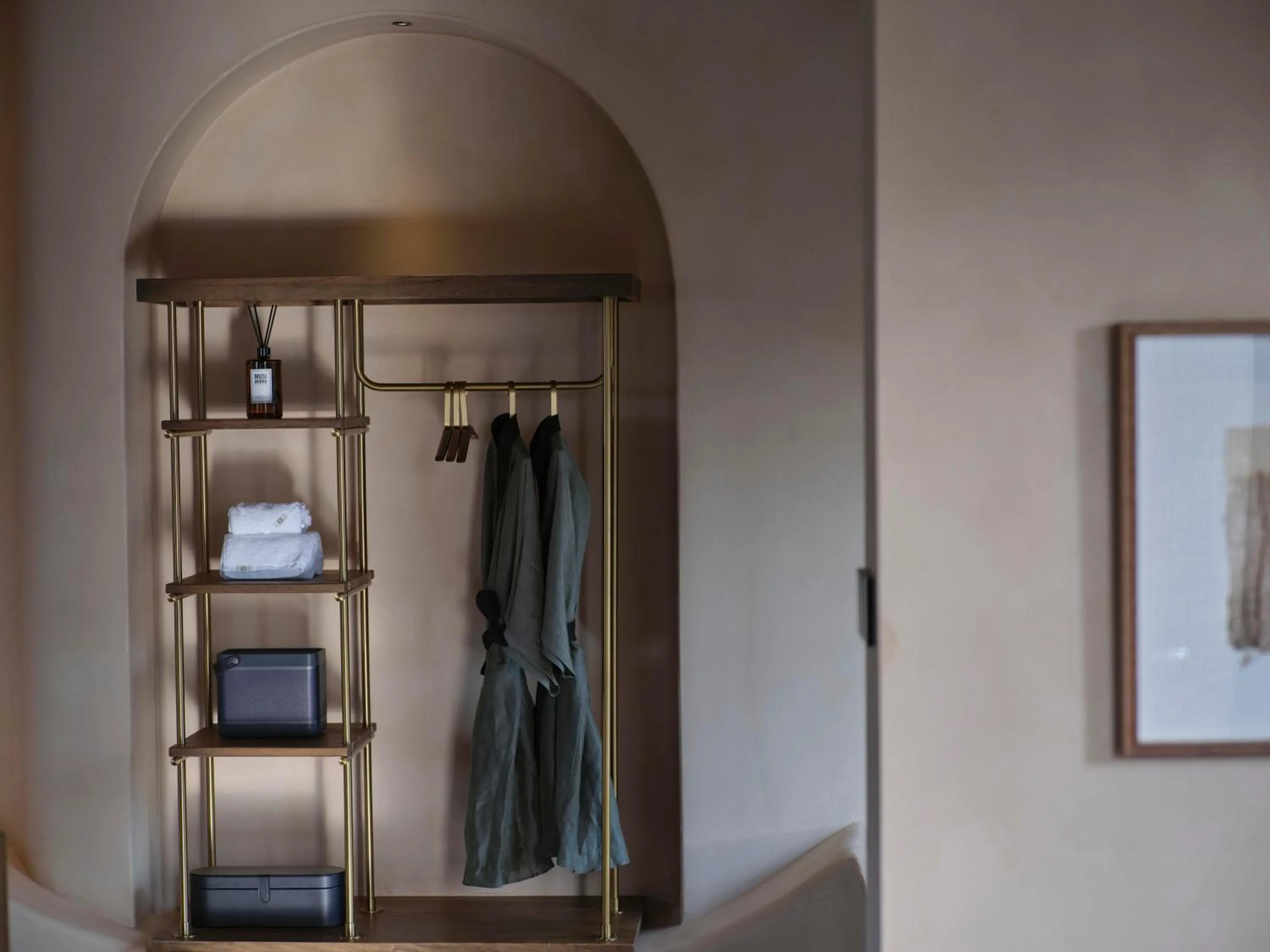 towels in Anji ke gamer wild luxury Resort villa