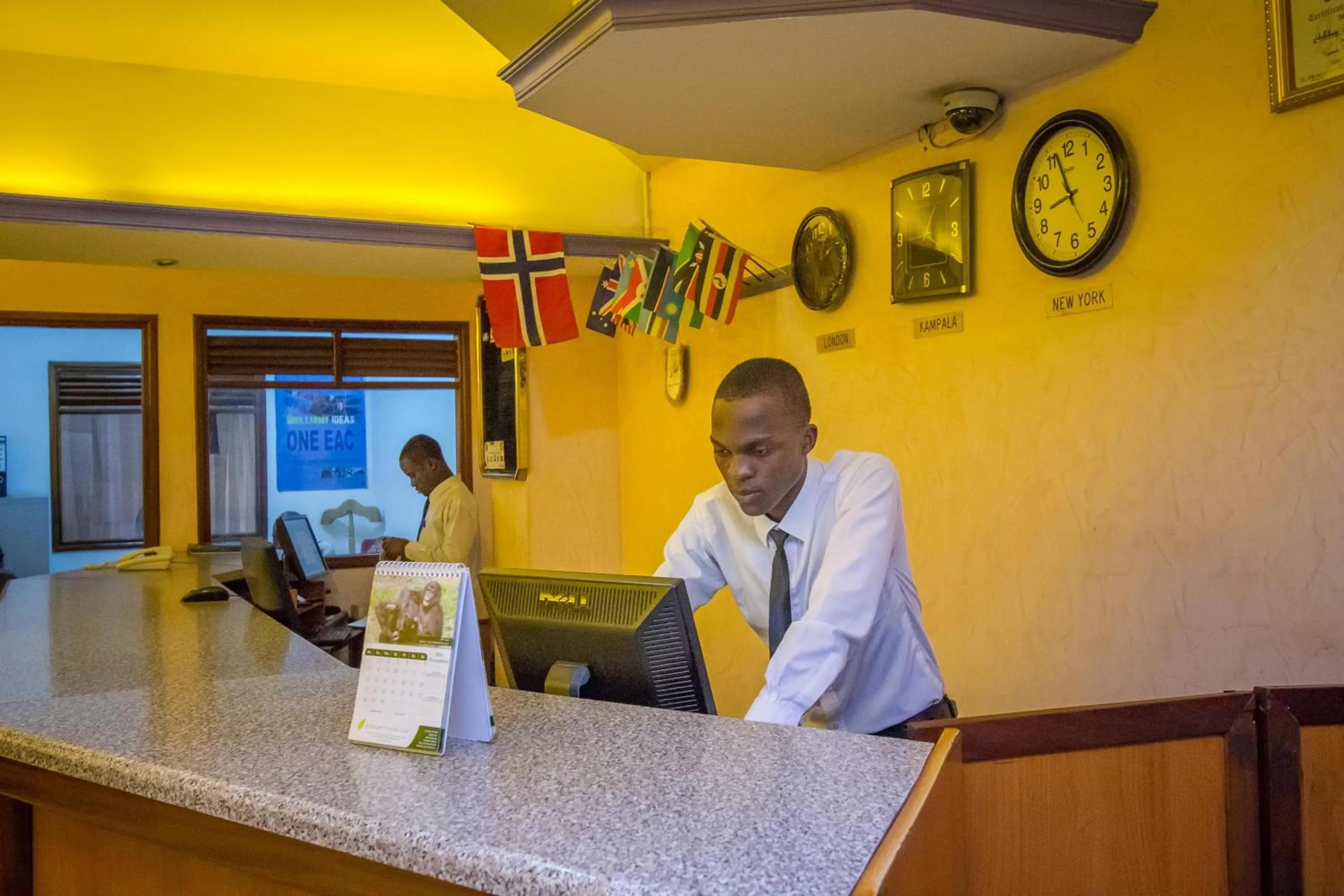 Lobby or reception in Holiday Express Hotel Kampala