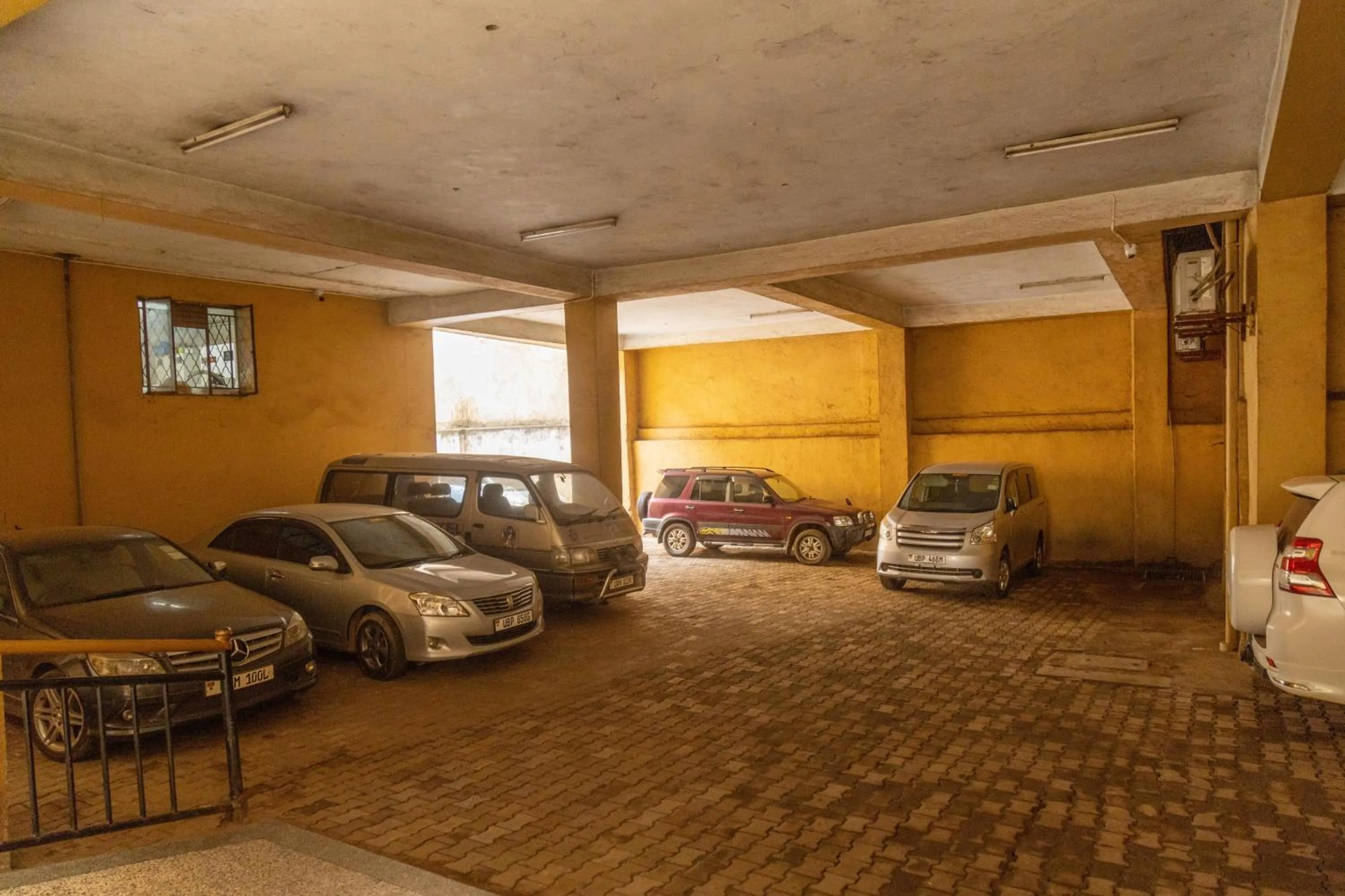 Parking in Holiday Express Hotel Kampala